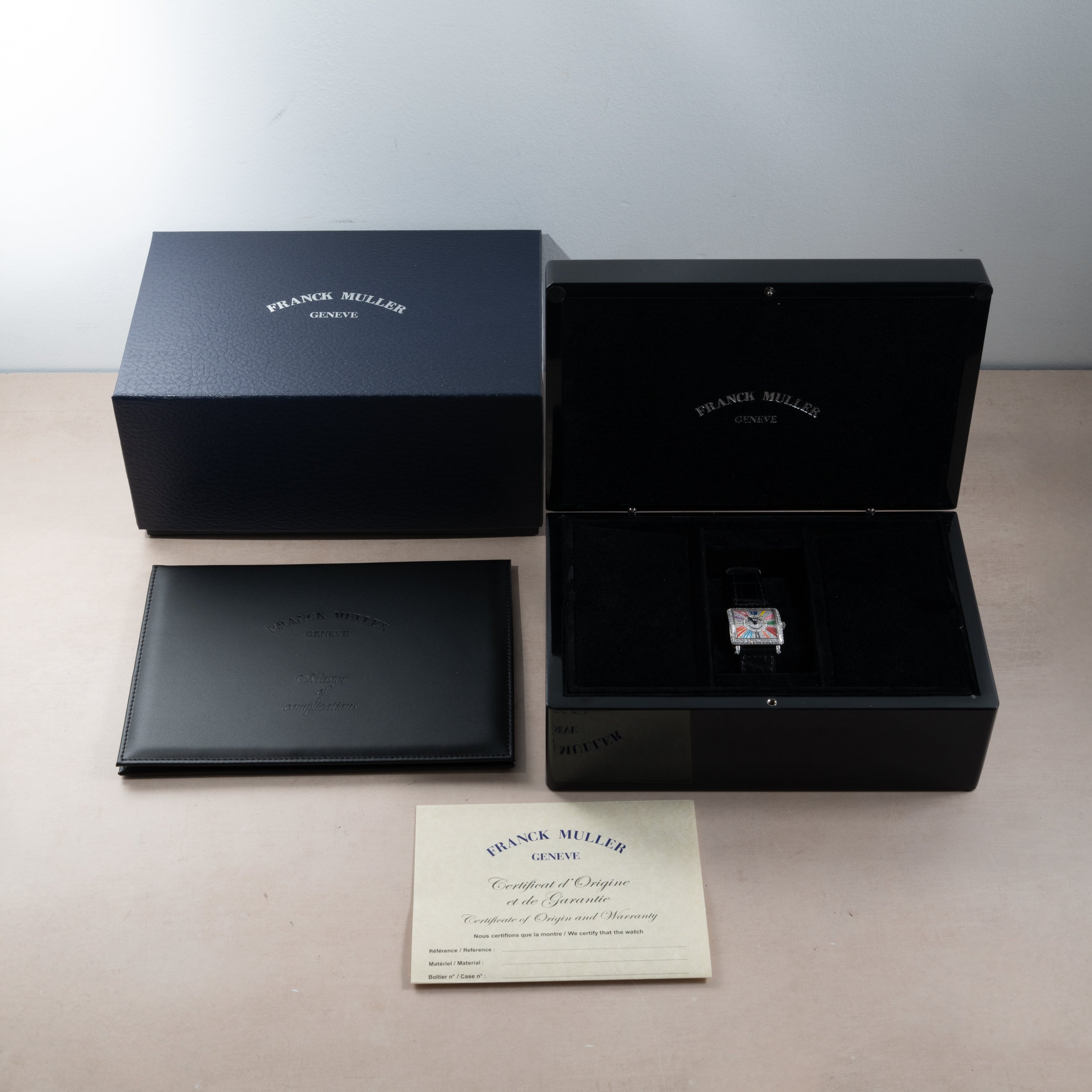FRANCK MULLER ギフトボックス 純正 Franck Muller Master Square Color Dreams – Analog:Shift