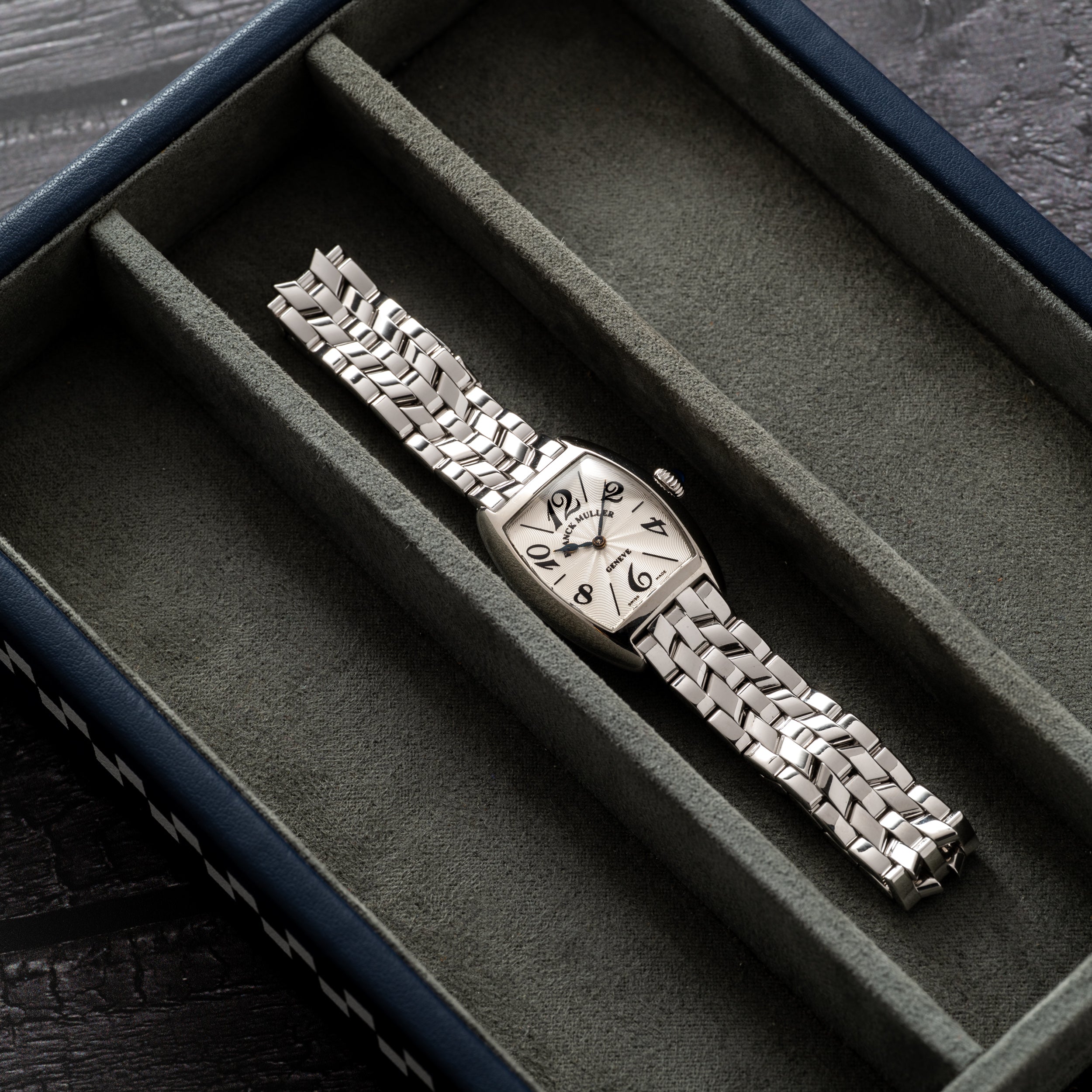 Franck Muller Cintree Curvex Platinum – Analog:Shift