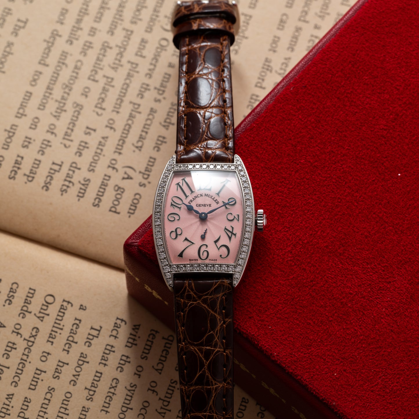 Franck Muller Cintree Curvex Platinum Diamond