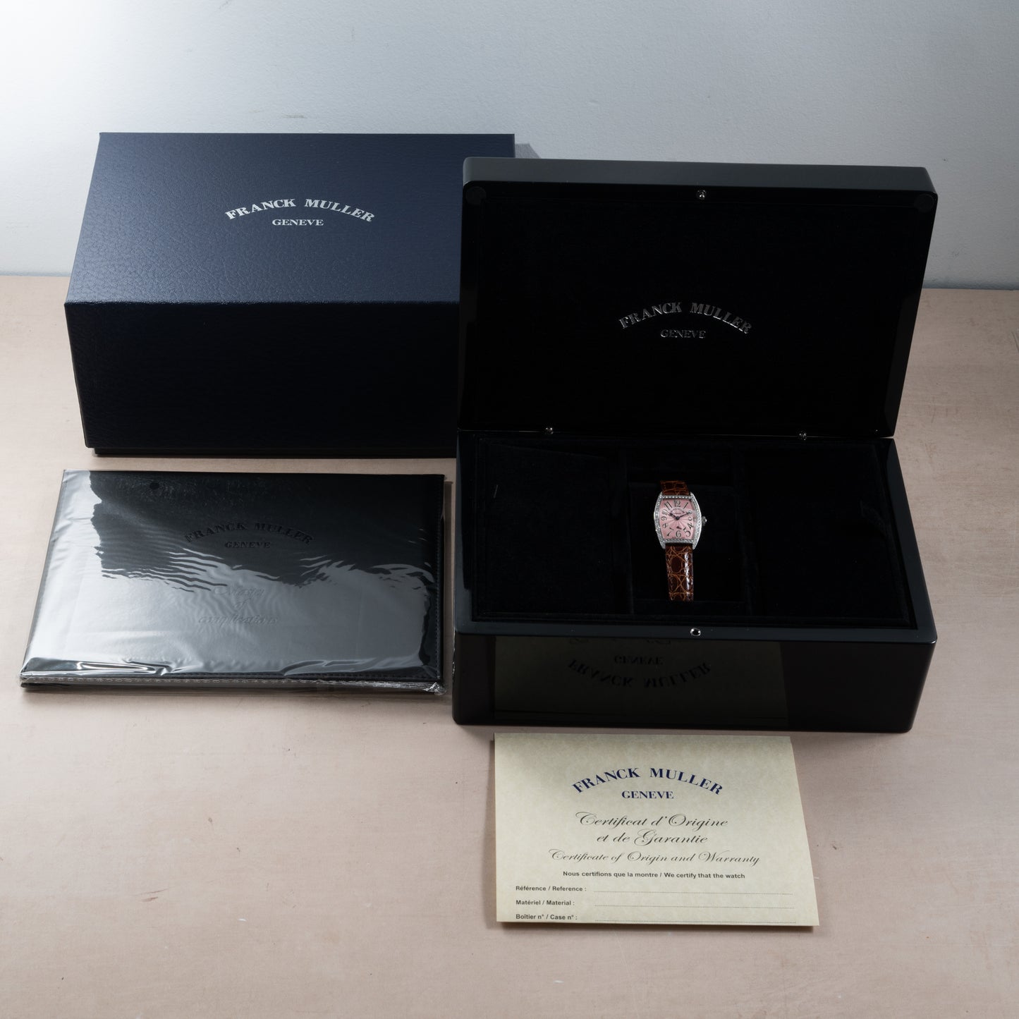 Franck Muller Cintree Curvex Platinum Diamond