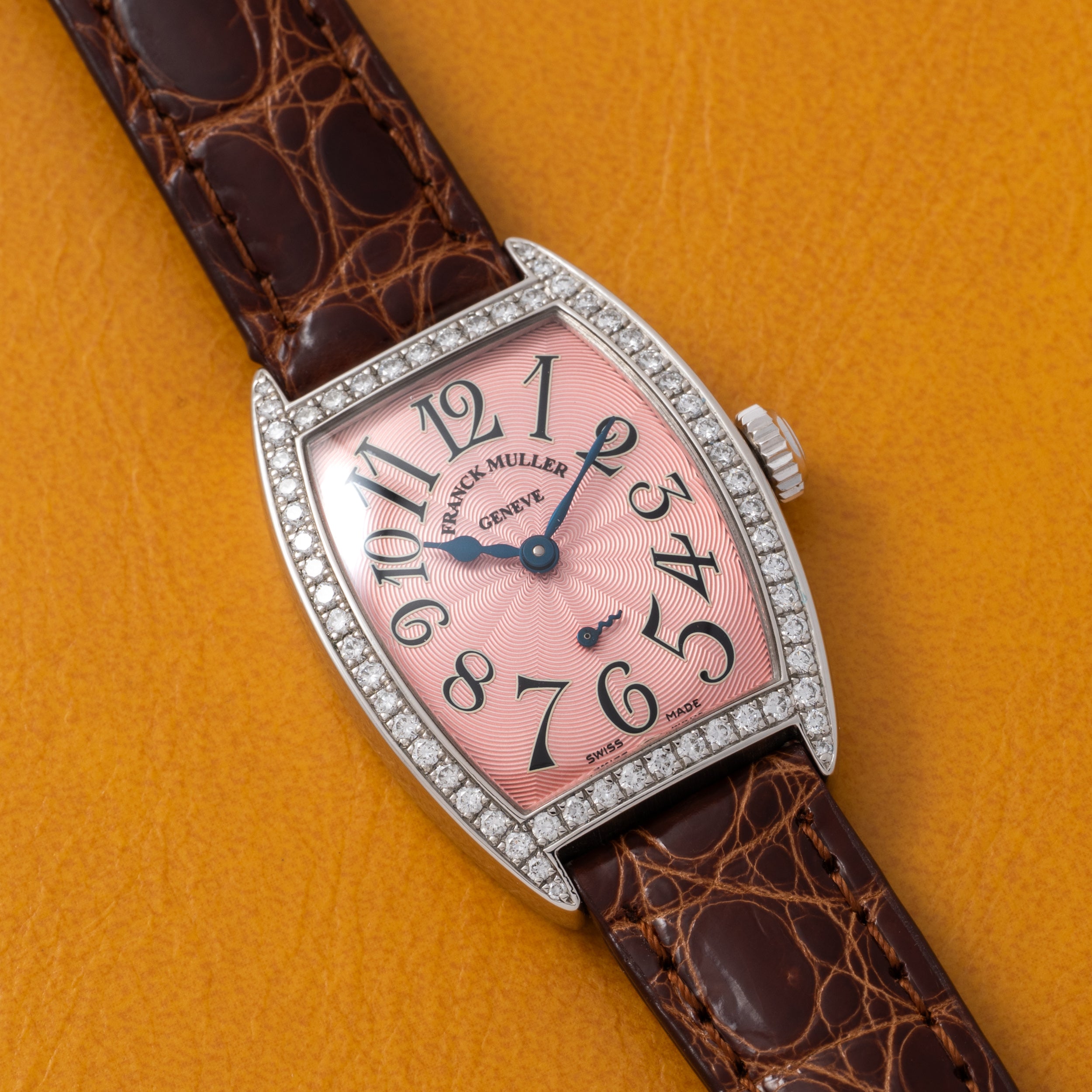 Franck Muller Cintree Curvex Platinum Diamond – Analog:Shift