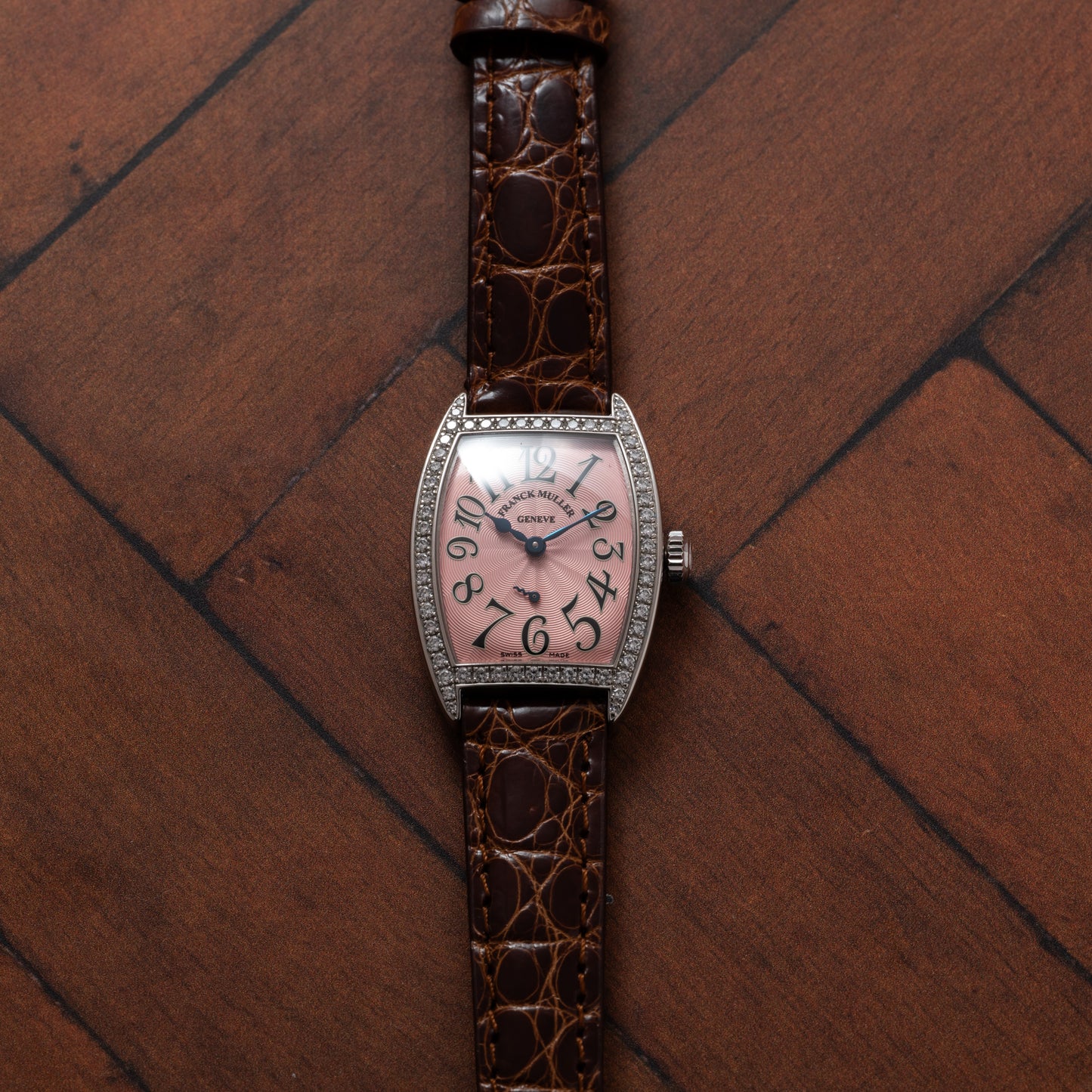 Franck Muller Cintree Curvex Platinum Diamond