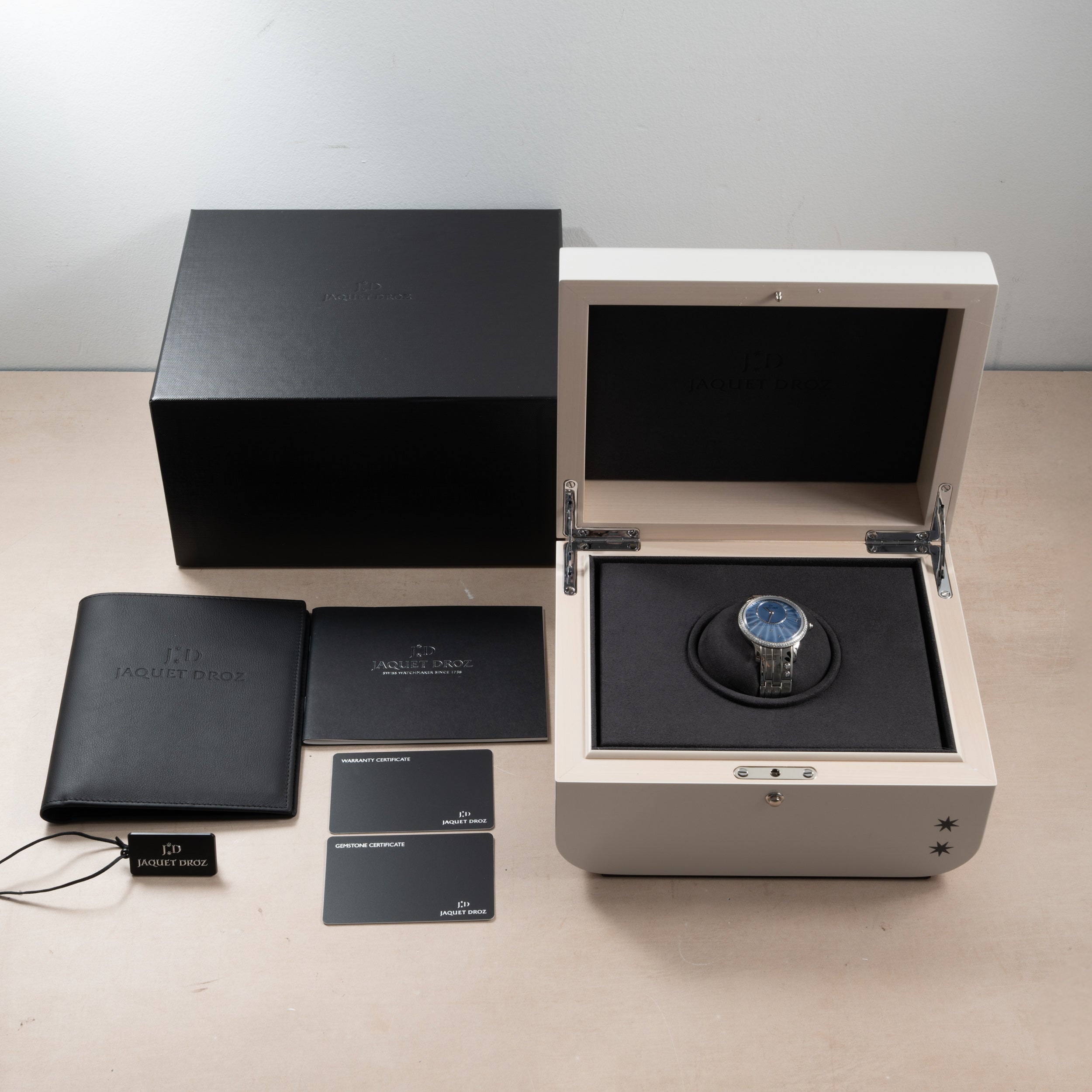 Jaquet Droz Petite Heure Minute 'MOP' – Analog:Shift