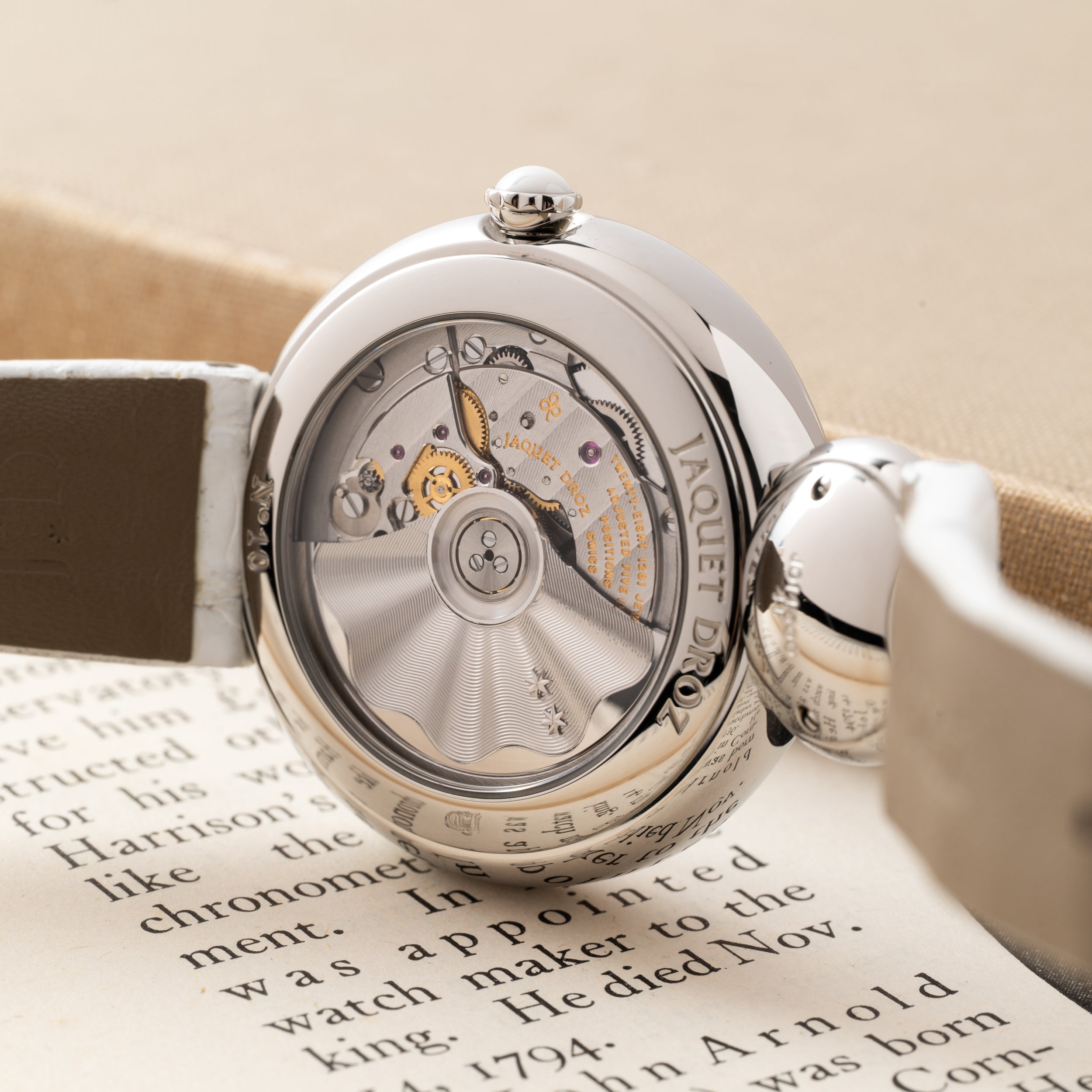 【新品未使用】openclose queen dot jk Jaquet Droz Lady 8 Diamonds – Analog:Shift