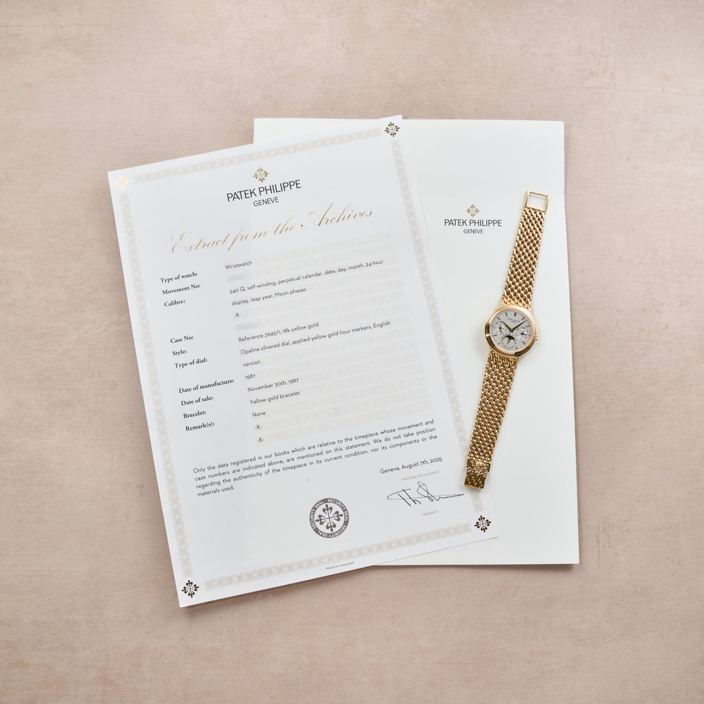 Patek Philippe Perpetual Calendar