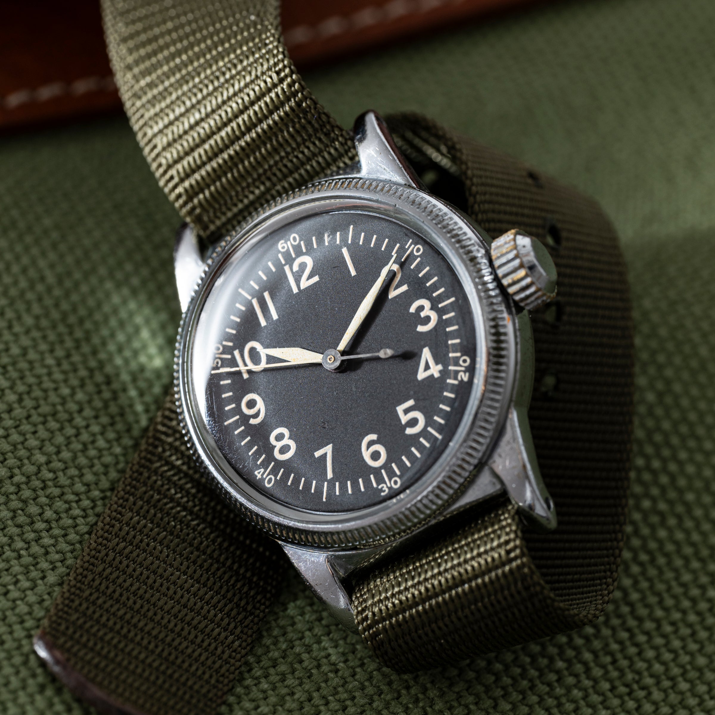 ELGIN U.S. ARMY TYPE A-11 手巻き ミリタリー　ジャンク Elgin A-11 'U.S. Army Air Forces' – Analog:Shift