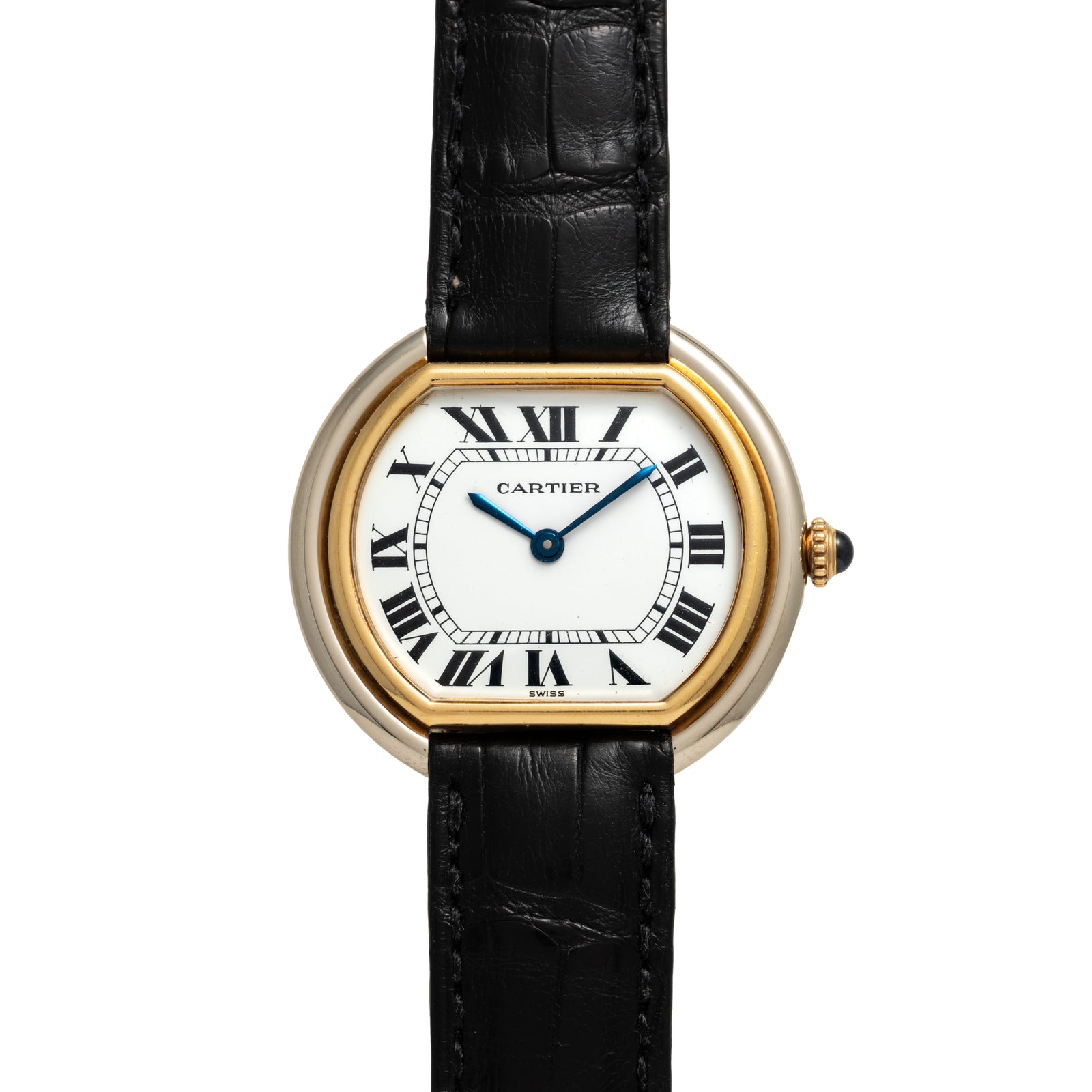 Cartier Ellipse Two-Tone White & Yellow Gold