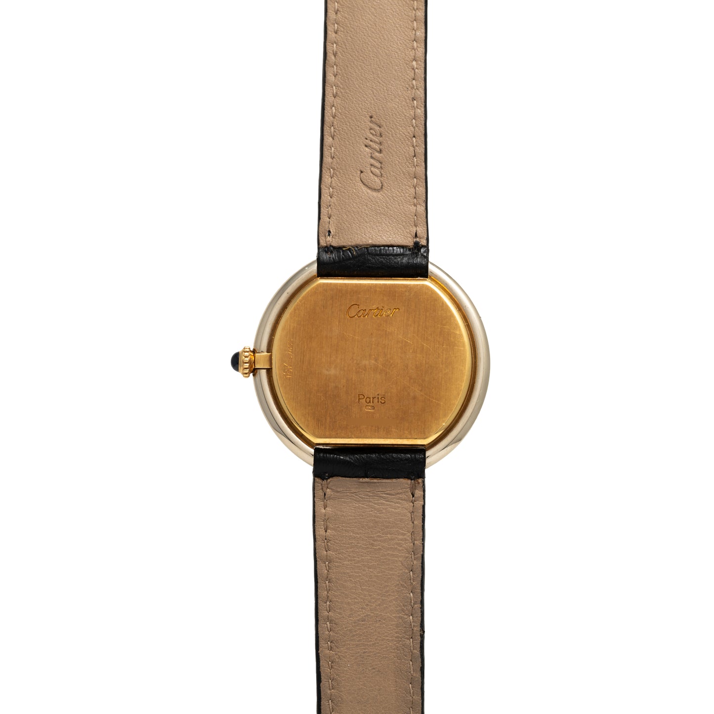 Cartier Ellipse Two-Tone White & Yellow Gold