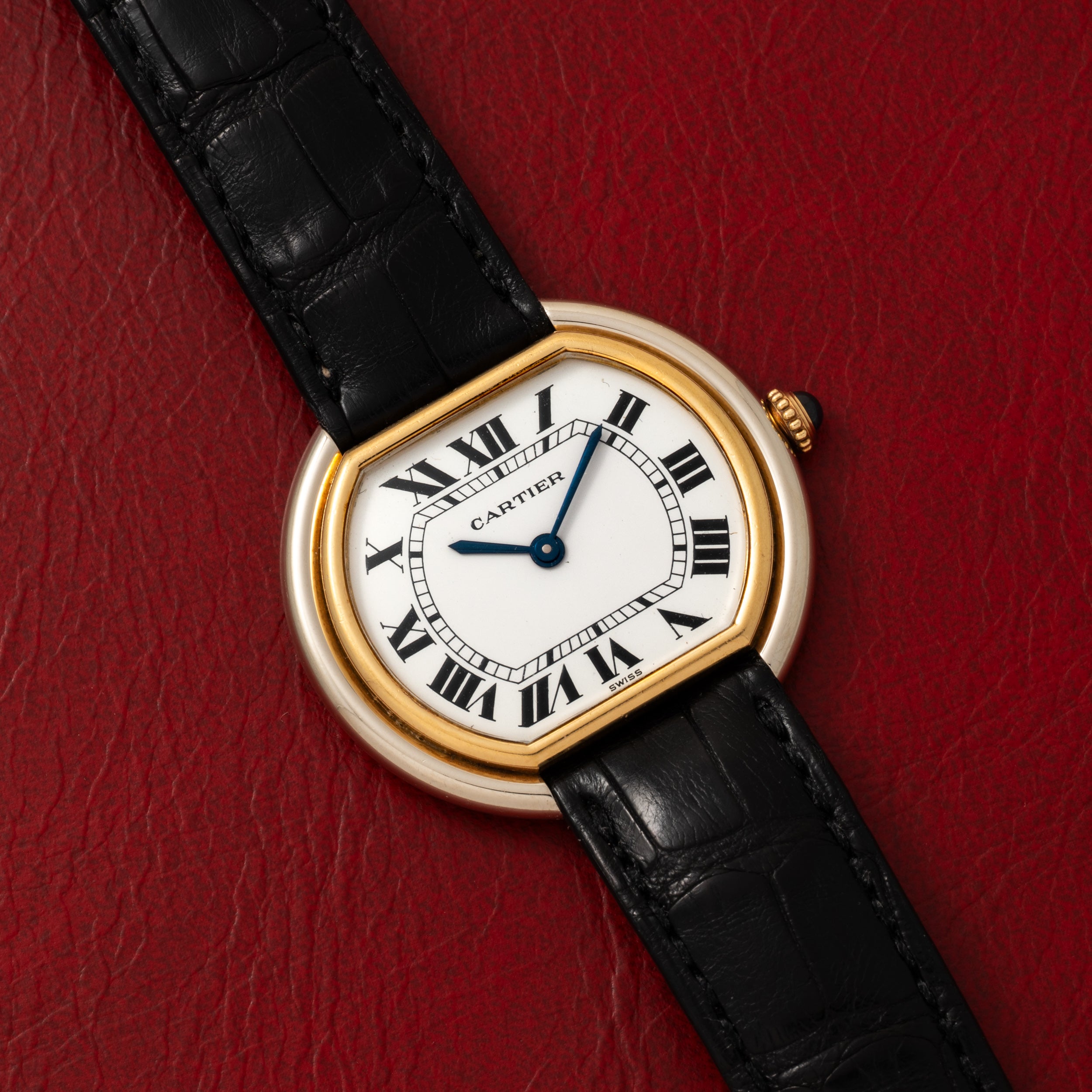 Cartier Ellipse Two-Tone White & Yellow Gold