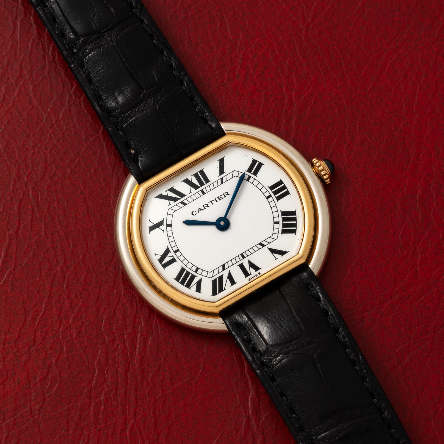 Cartier Ellipse Two-Tone White & Yellow Gold