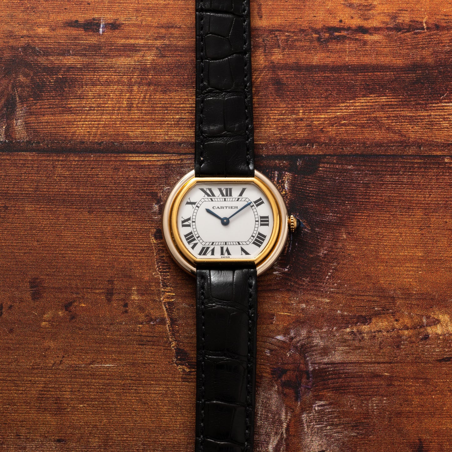 Cartier Ellipse Two-Tone White & Yellow Gold