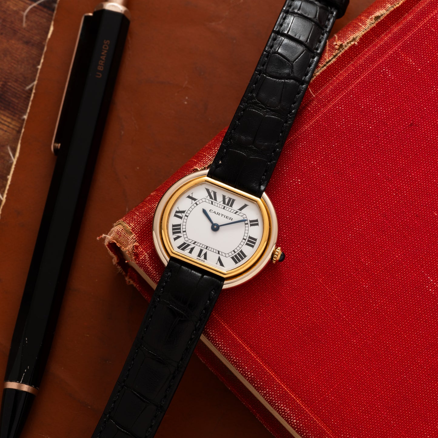 Cartier Ellipse Two-Tone White & Yellow Gold