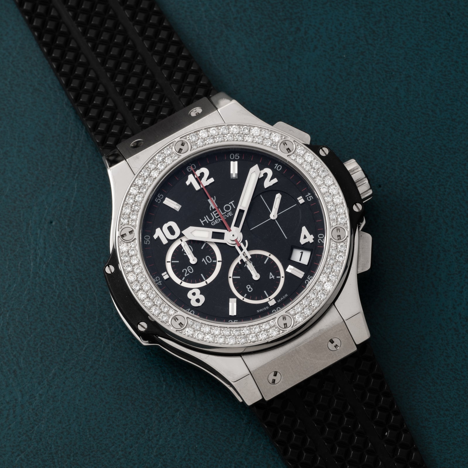 Hublot Big Bang Chronograph Steel Diamonds