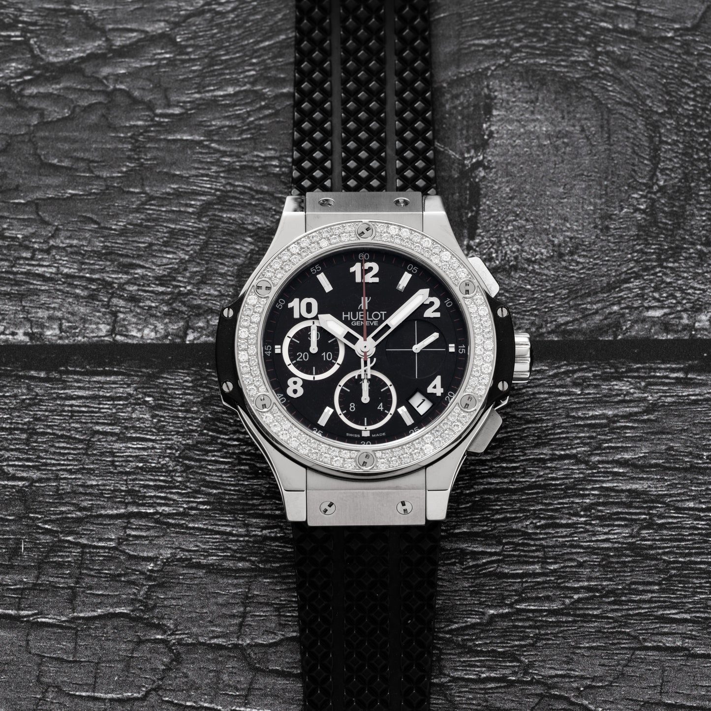 Hublot Big Bang Chronograph Steel Diamonds