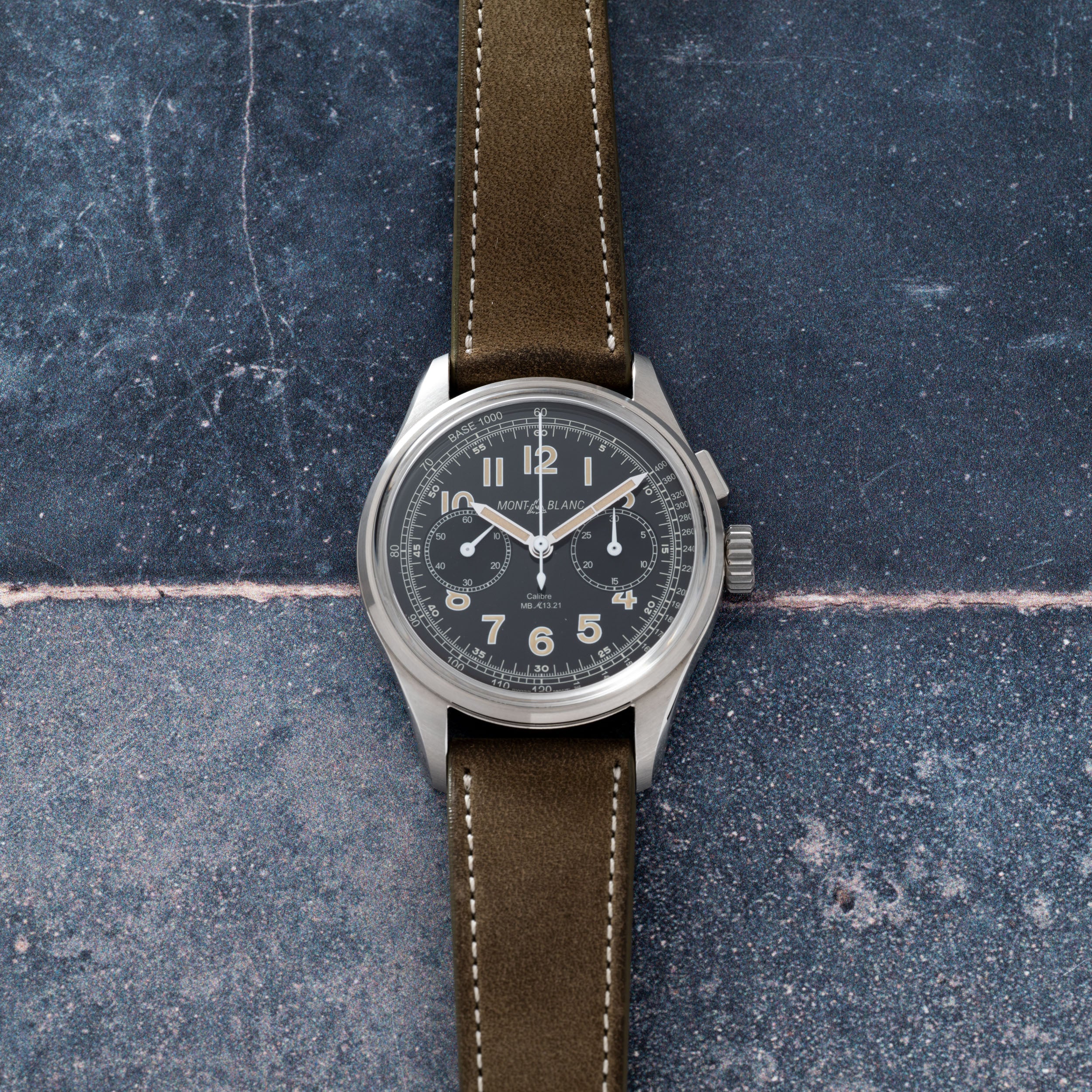 当時物 83-84 フランクフルト（Ｈ）M2150m Montblanc for HODINKEE Monopusher – Analog:Shift