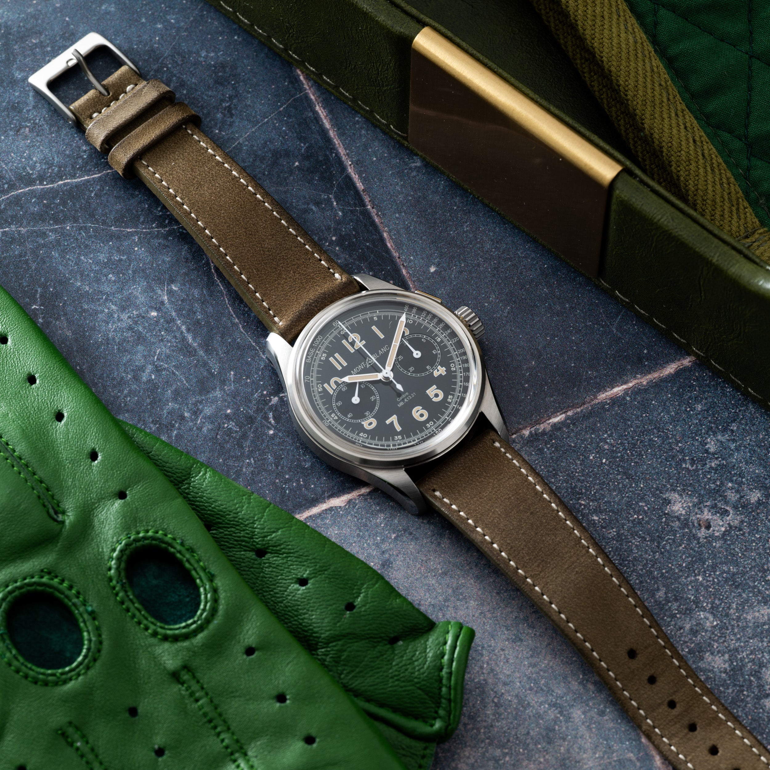 当時物 83-84 フランクフルト（Ｈ）M2150m Montblanc for HODINKEE Monopusher – Analog:Shift