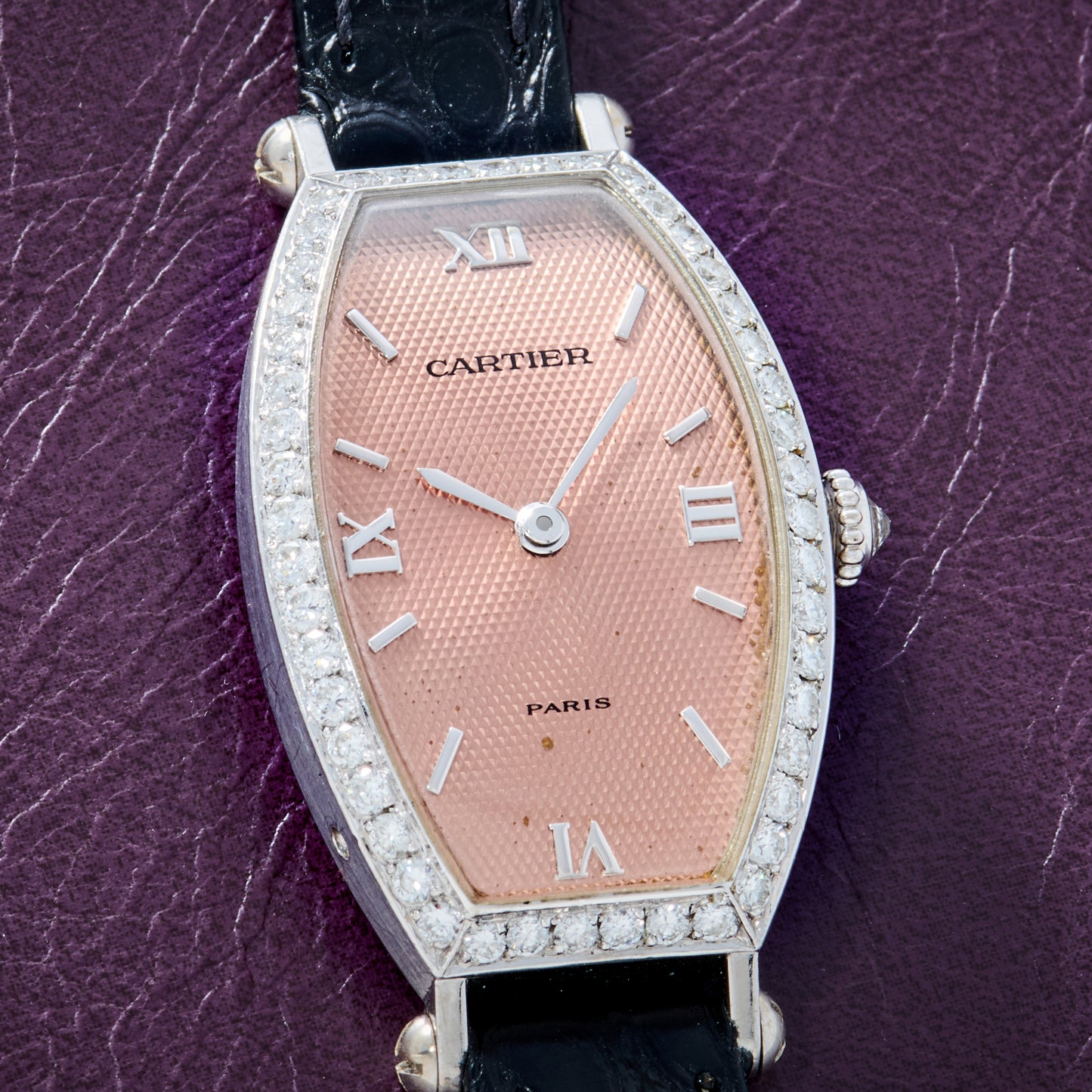 Cartier Tonneau 'Paris' Diamonds