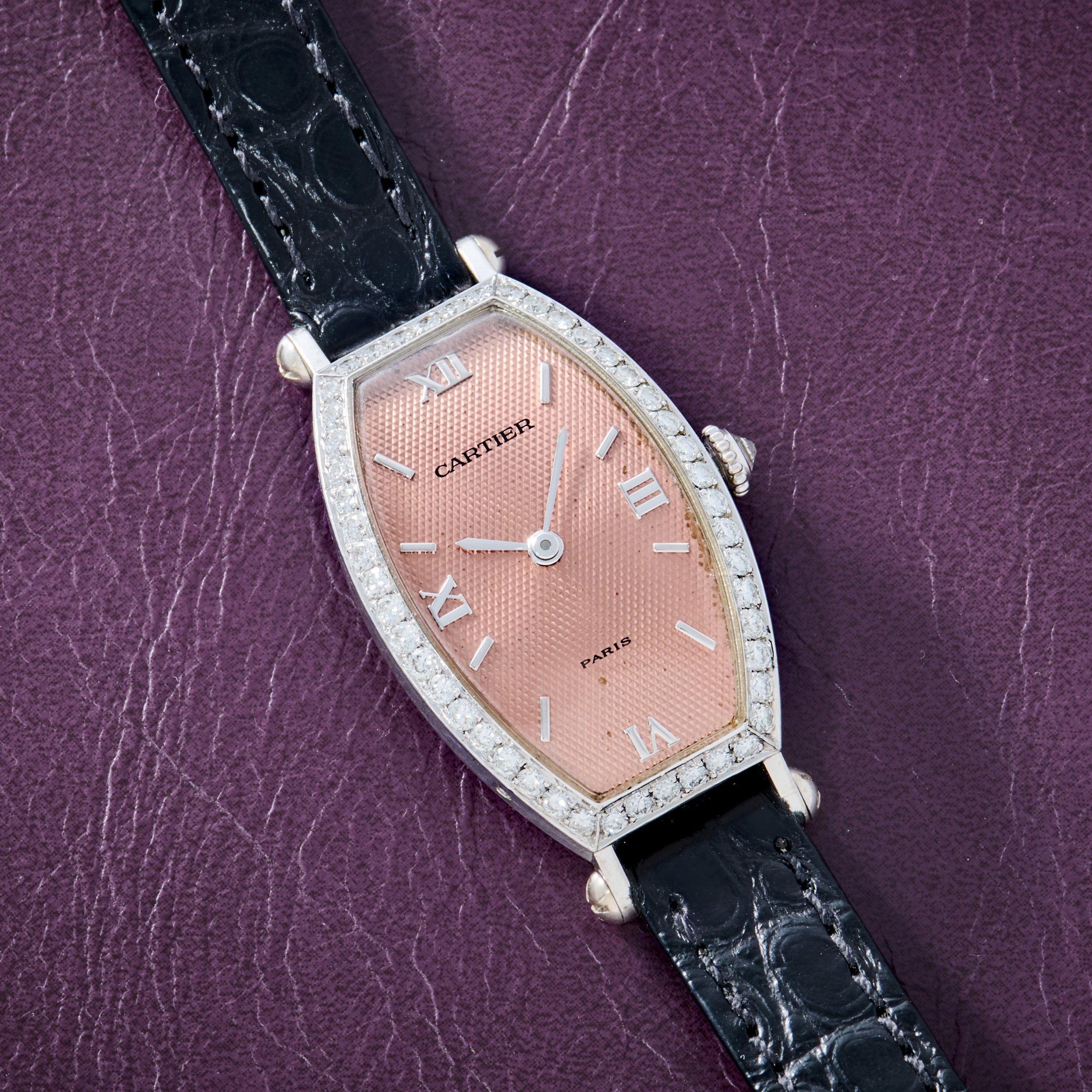Cartier Tonneau 'Paris' Diamonds