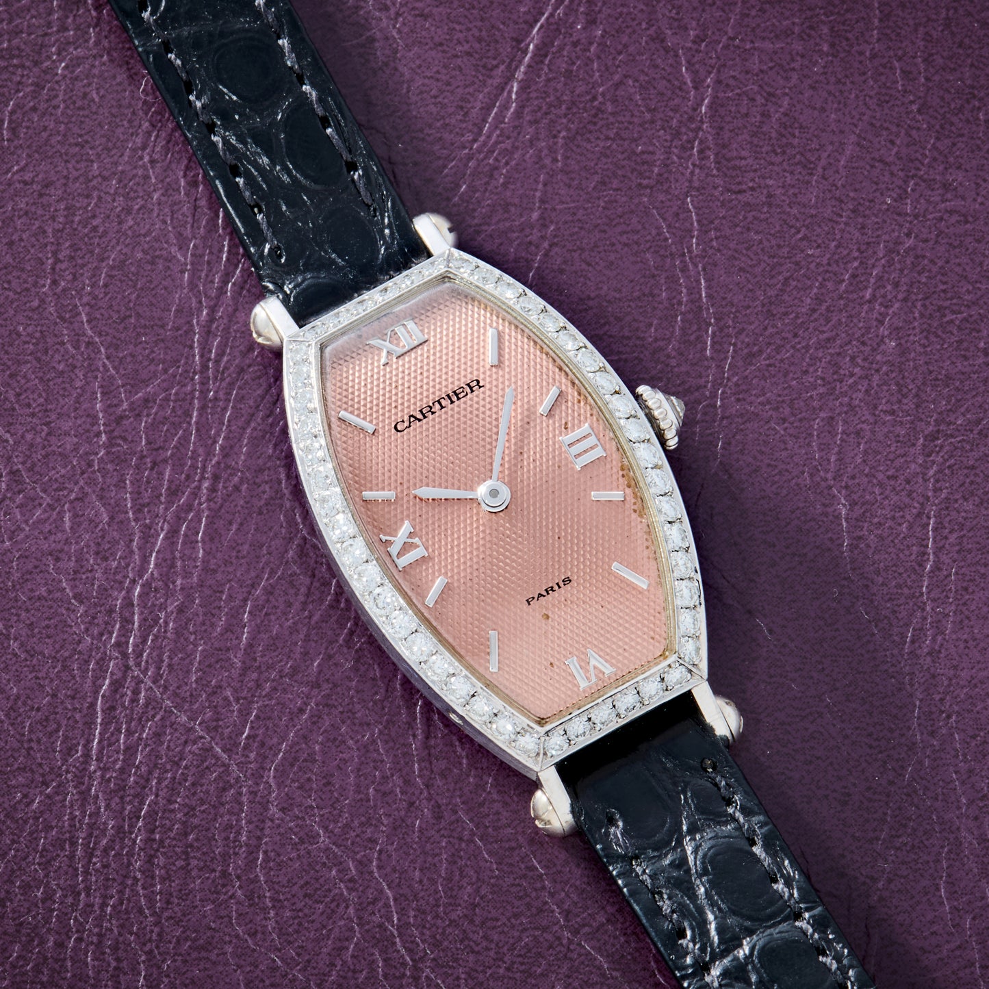 Cartier Tonneau 'Paris' Diamonds