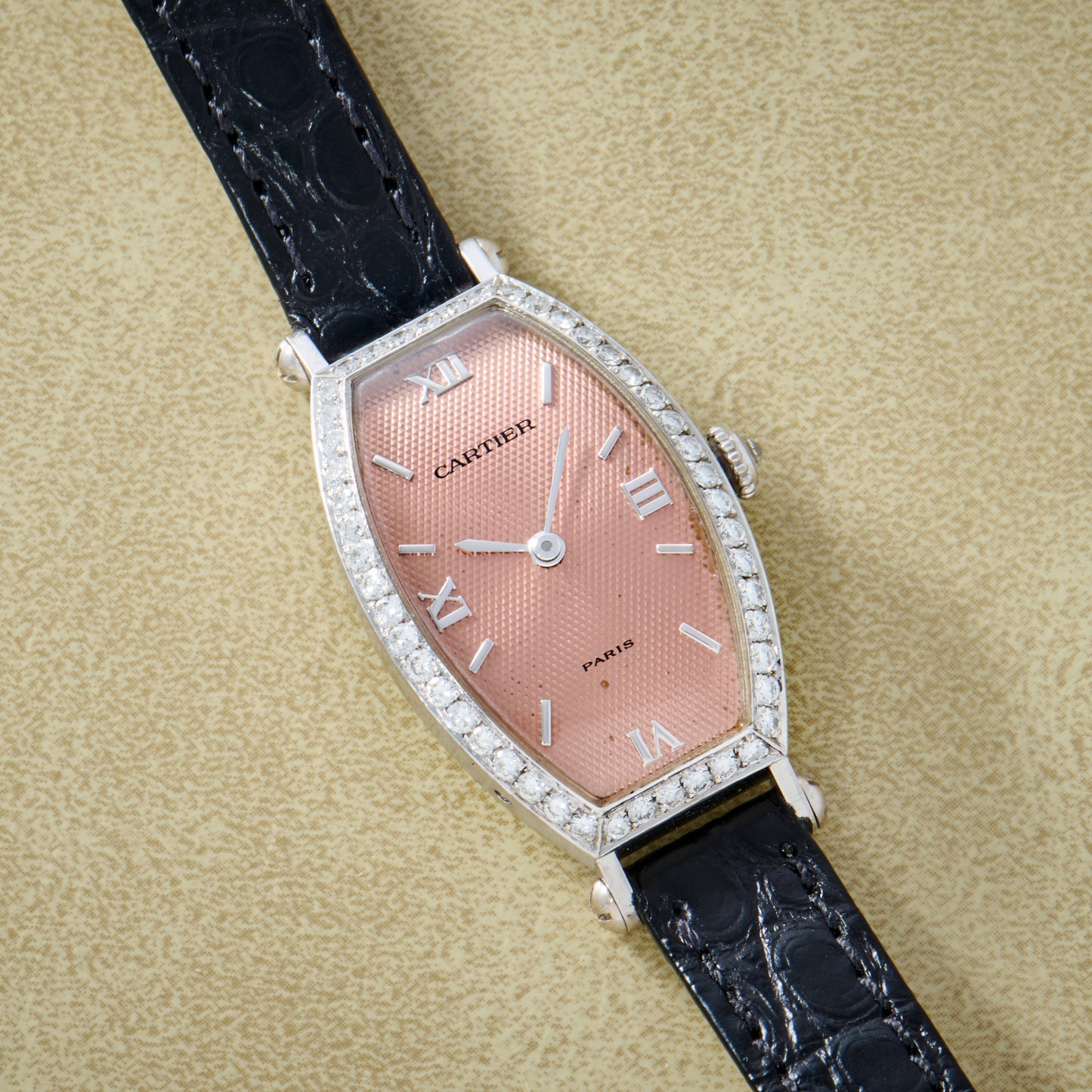 Cartier Tonneau 'Paris' Diamonds