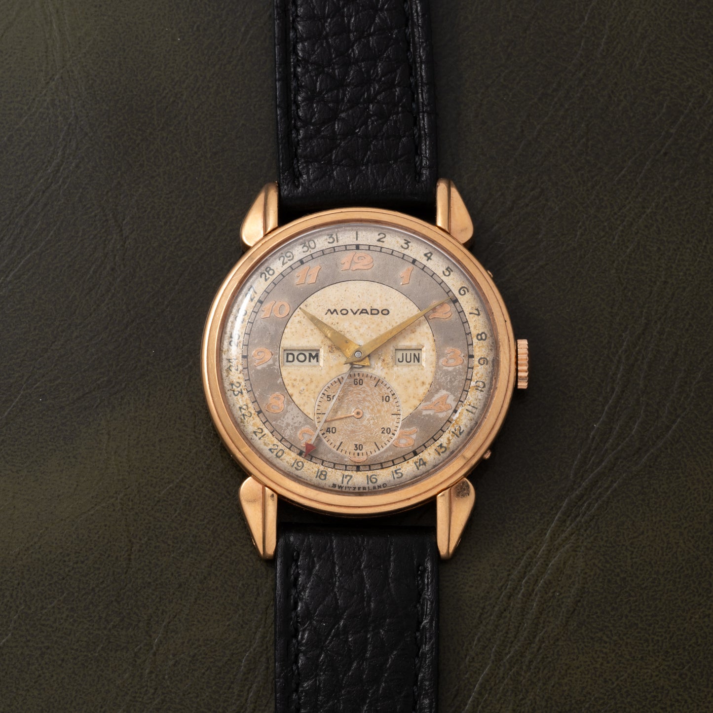 Movado Calendograph 'Pink Gold'