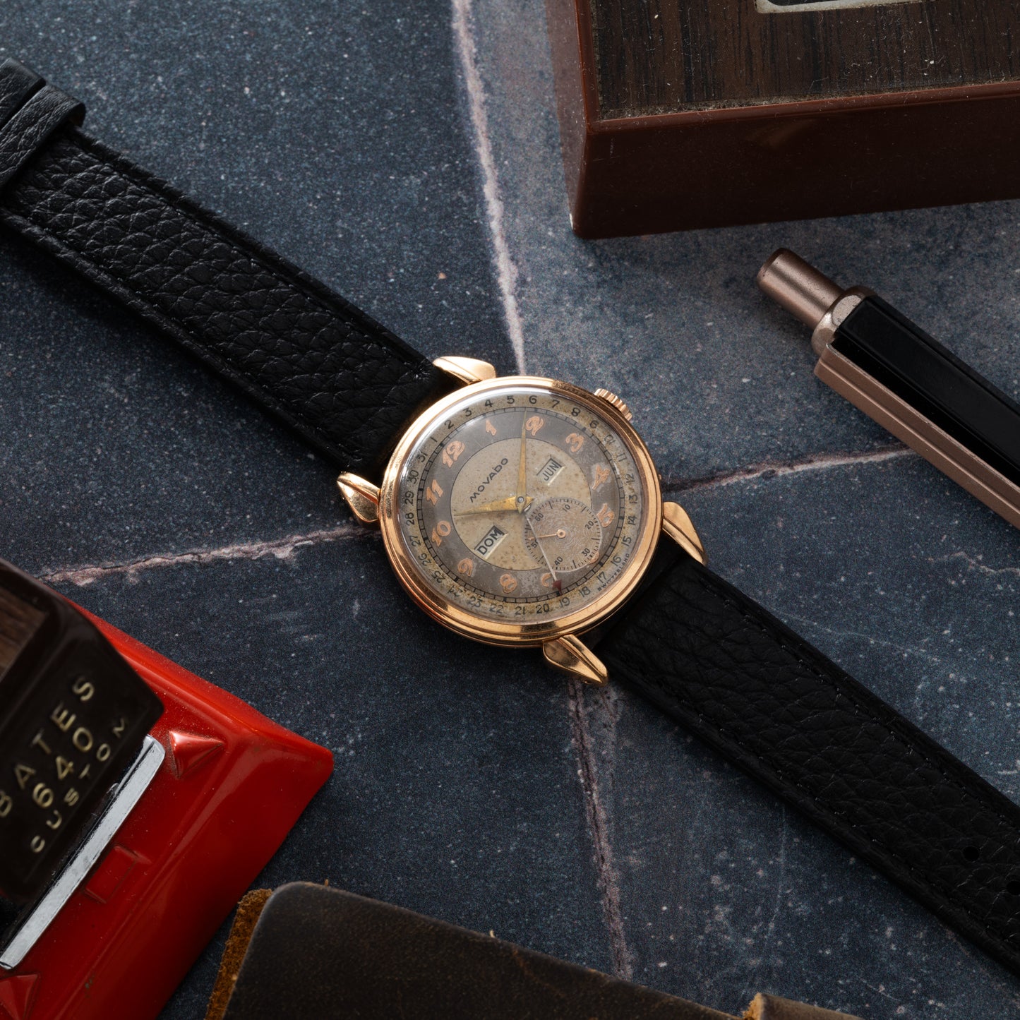 Movado Calendograph 'Pink Gold'