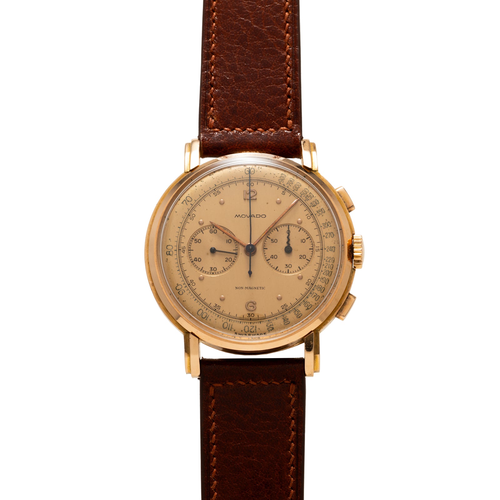 Movado M90 Pink Gold Chronograph