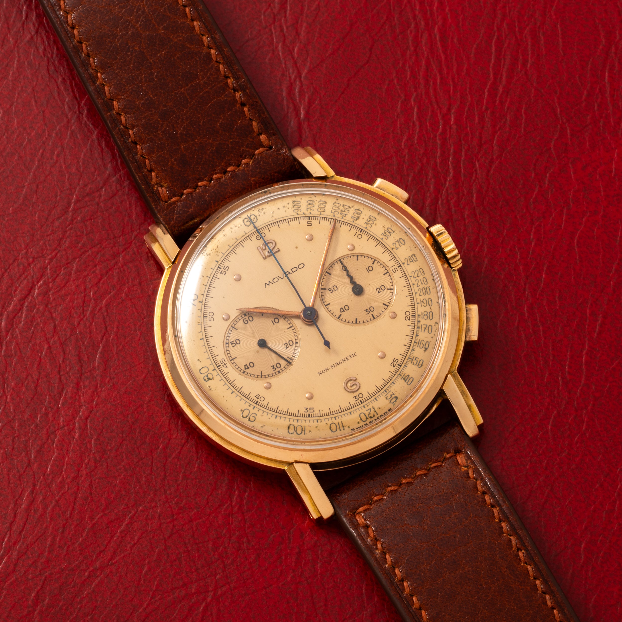 Movado M90 Pink Gold Chronograph – Analog:Shift