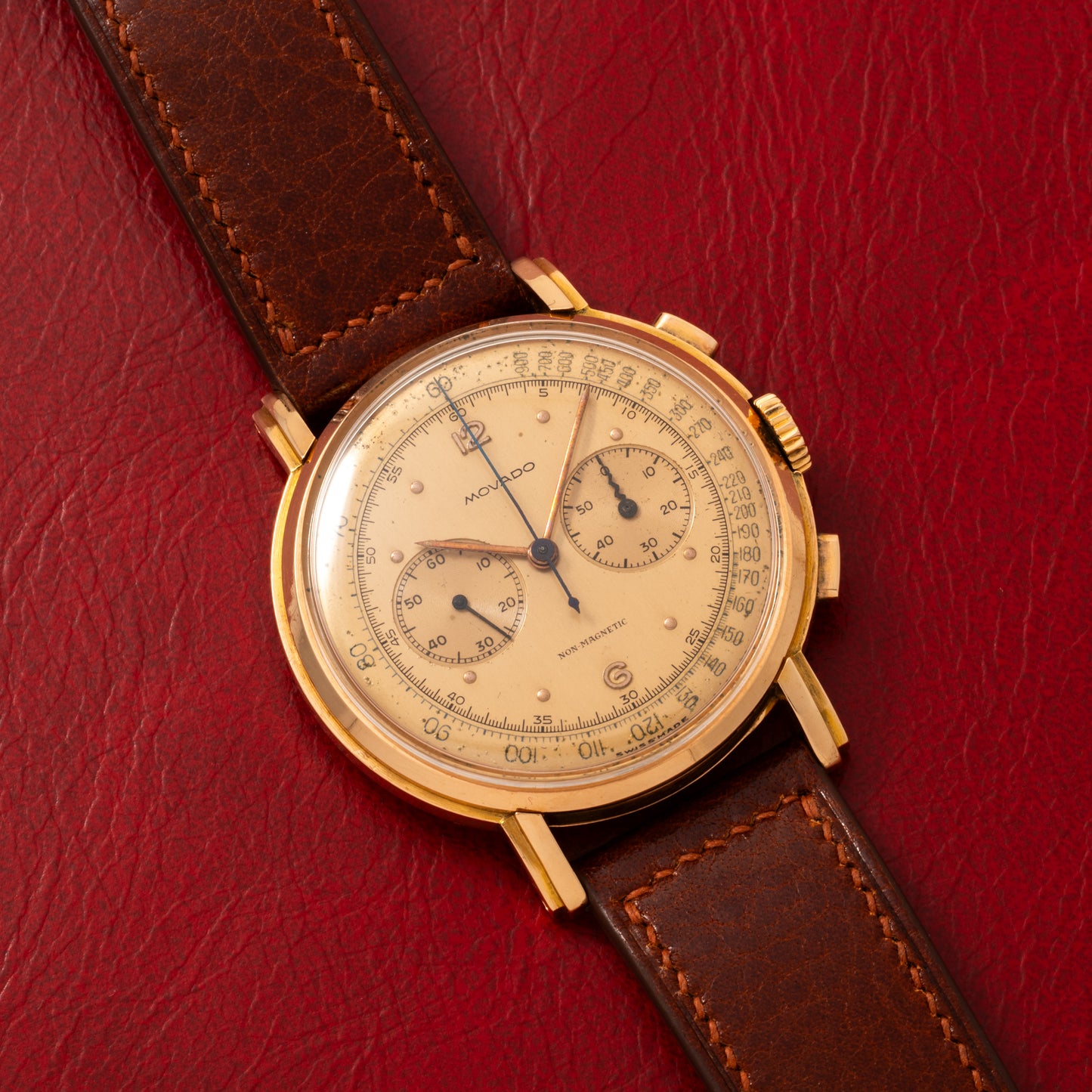 Movado M90 Pink Gold Chronograph