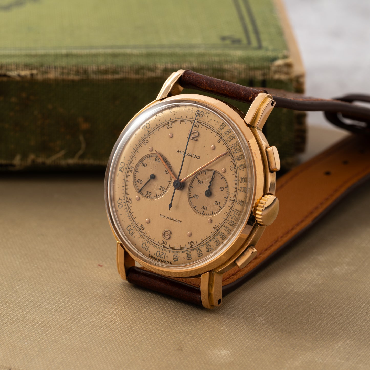 Movado M90 Pink Gold Chronograph