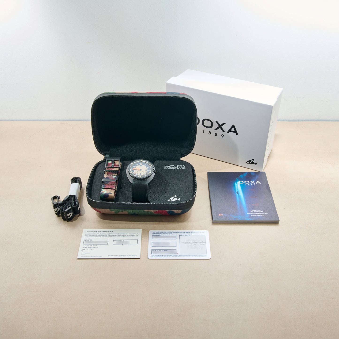 DOXA Army Watches Of Switzerland Limited Edition