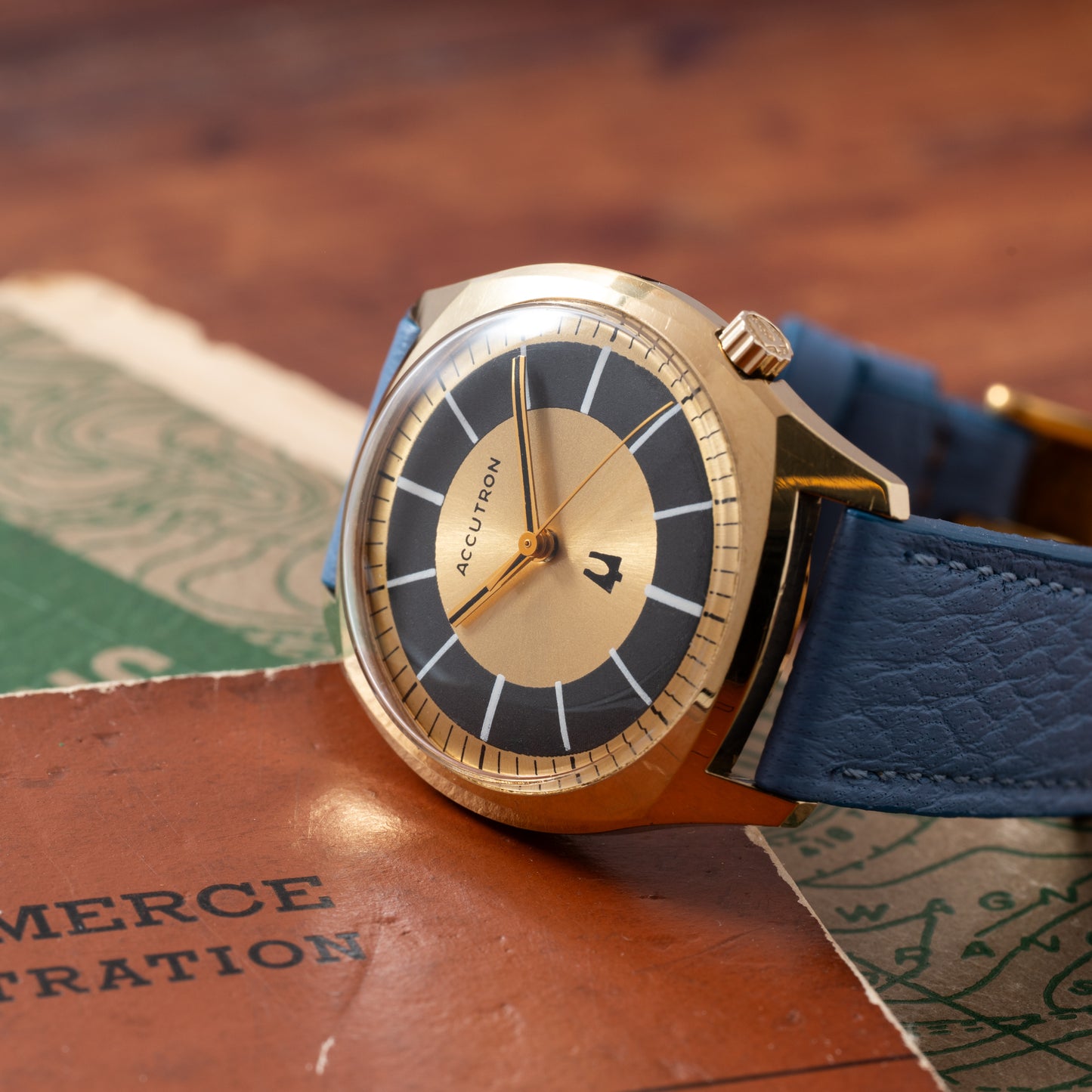 Bulova Accutron 'Golden Bullseye'