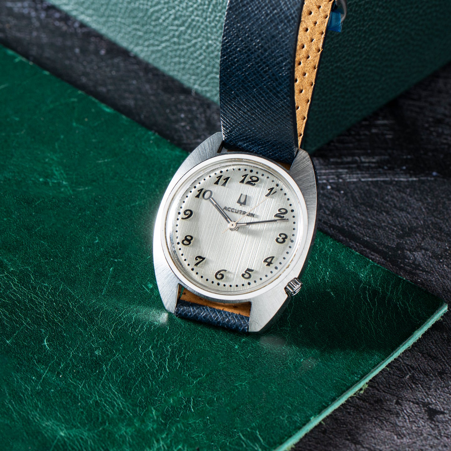 Bulova Accutron 'Breguet' Stainless Steel Dress Watch