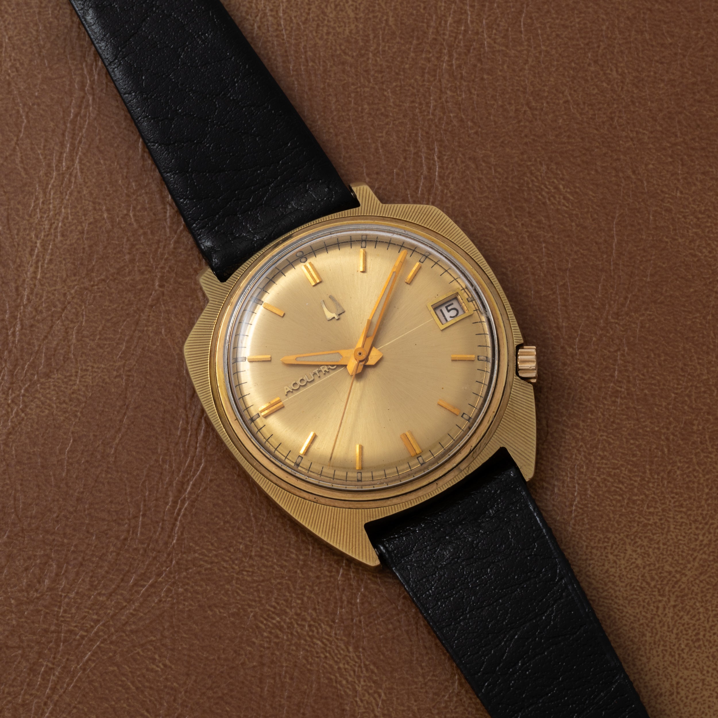 Bulova Accutron 'Golden Shield'