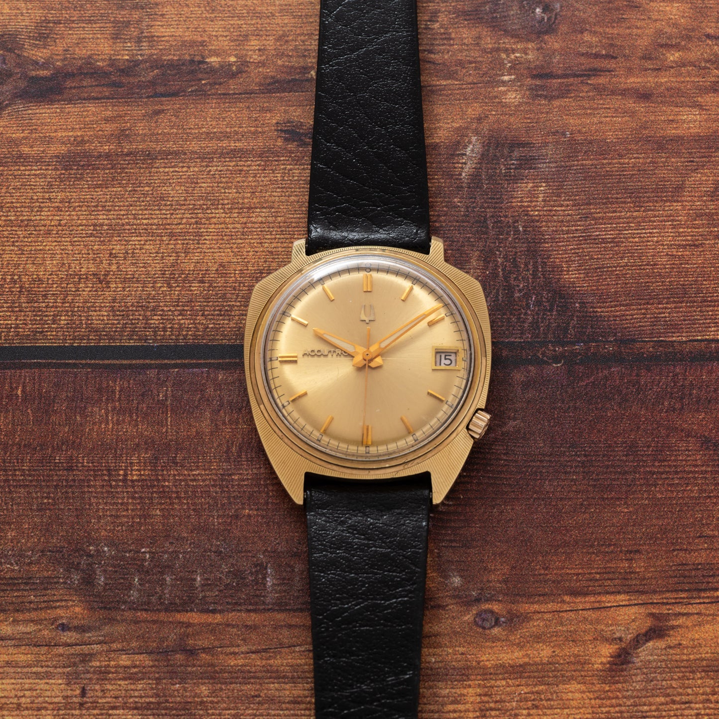 Bulova Accutron 'Golden Shield'