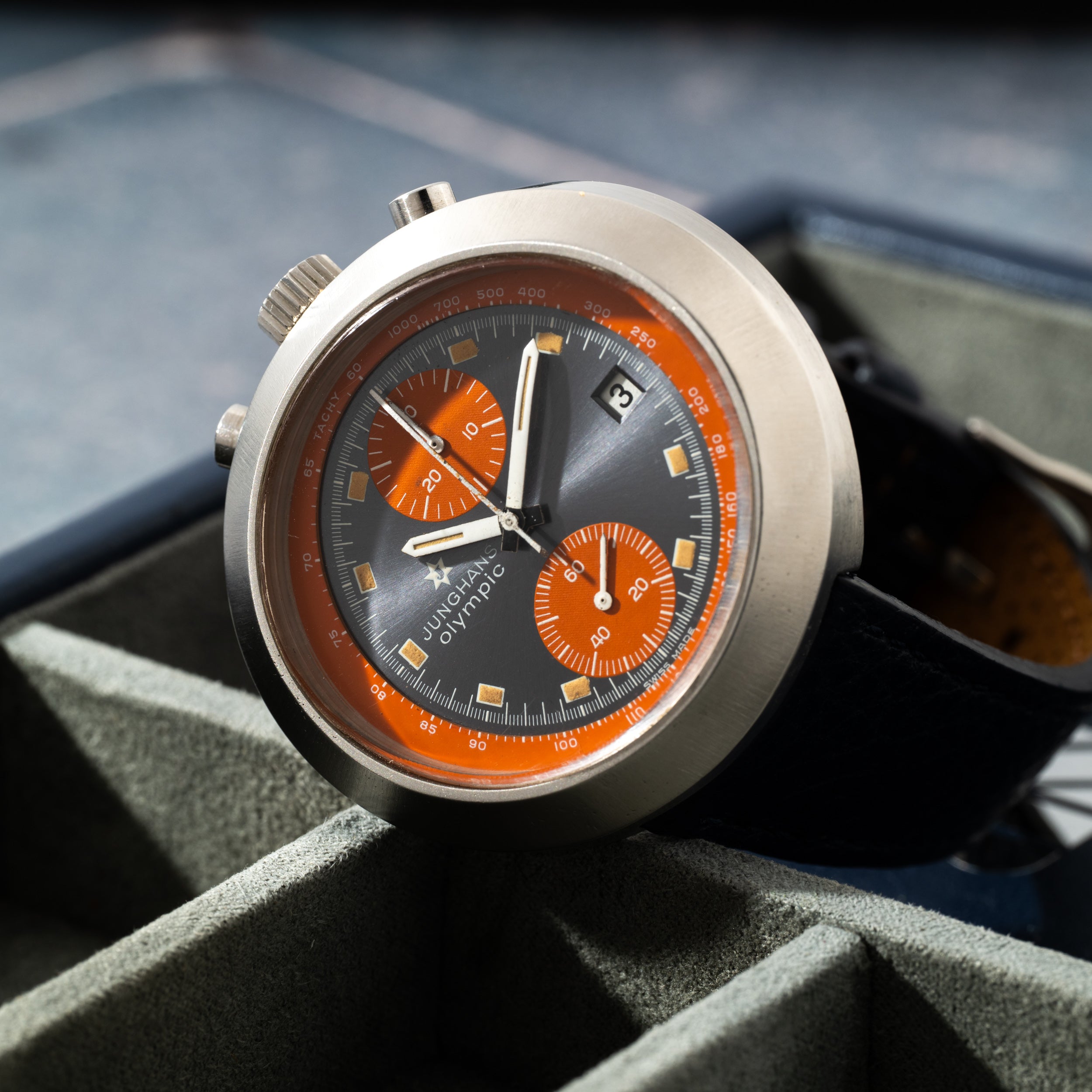 NOSTRASANTISSIMA イタリア製 タンクトップ M RUNDHOLZ Junghans Olympic Bullhead Chronograph – Analog:Shift
