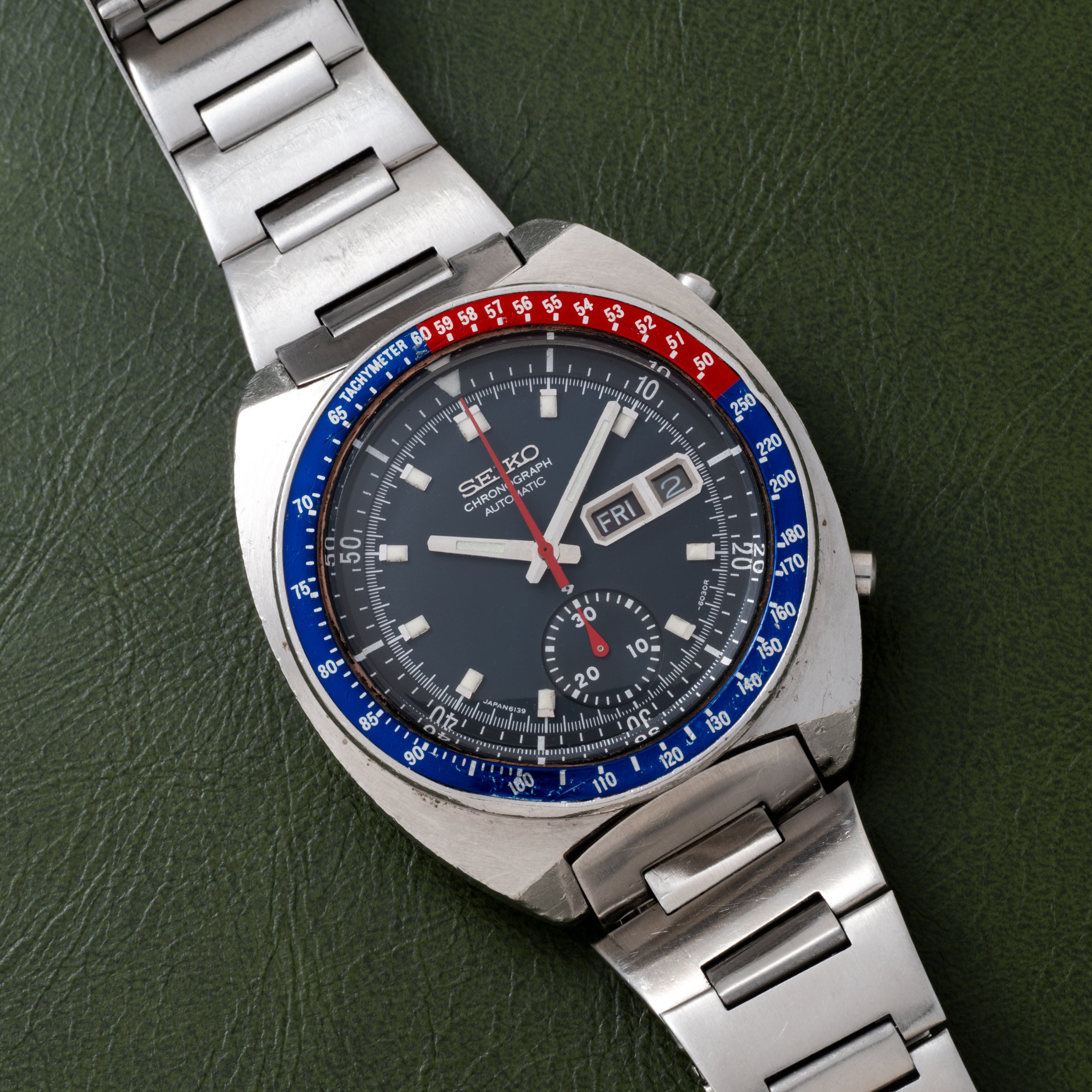 Seiko 6139 'Blue Pogue' Chronograph