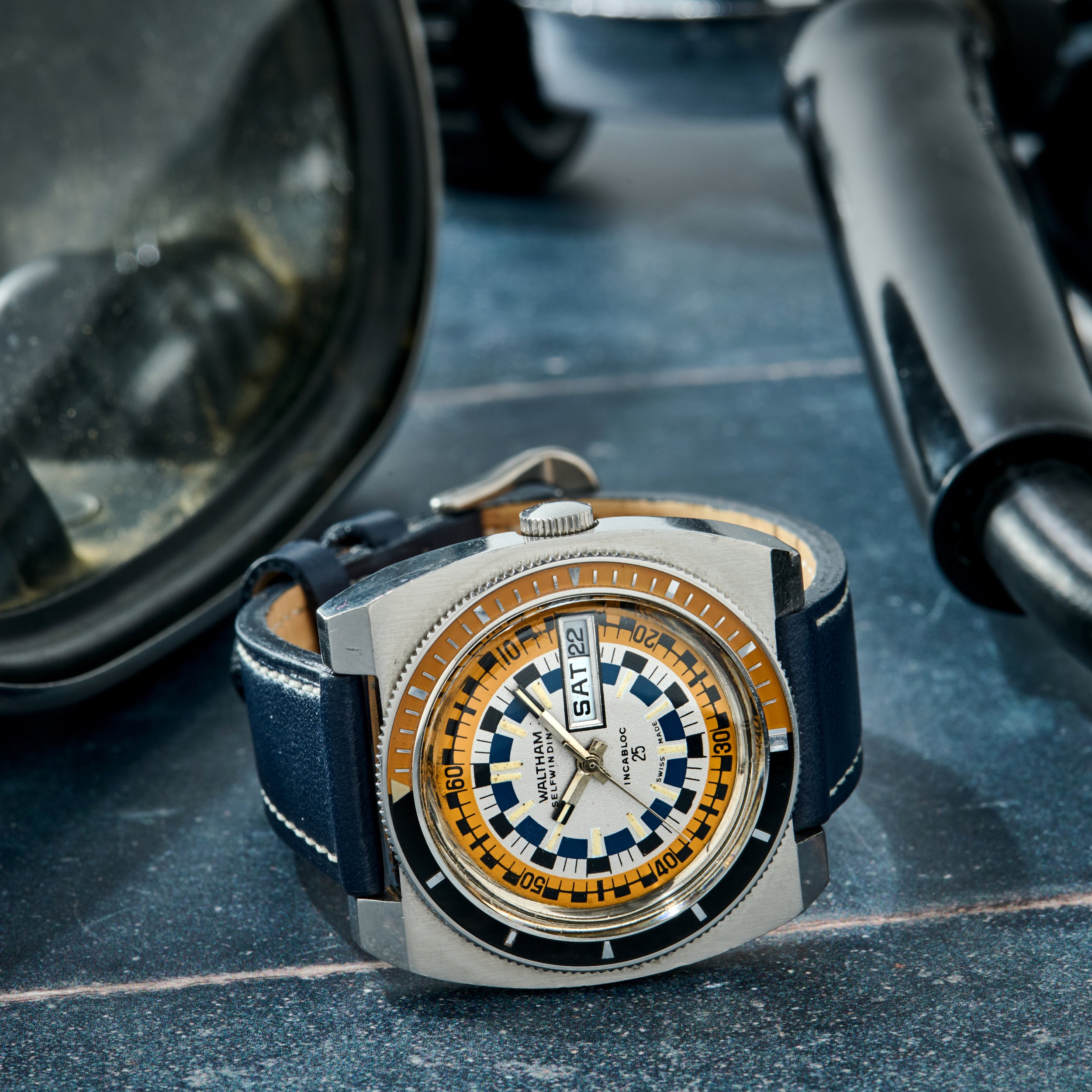 Waltham x Sandoz 'Exotic' Rallye Diver – Analog:Shift