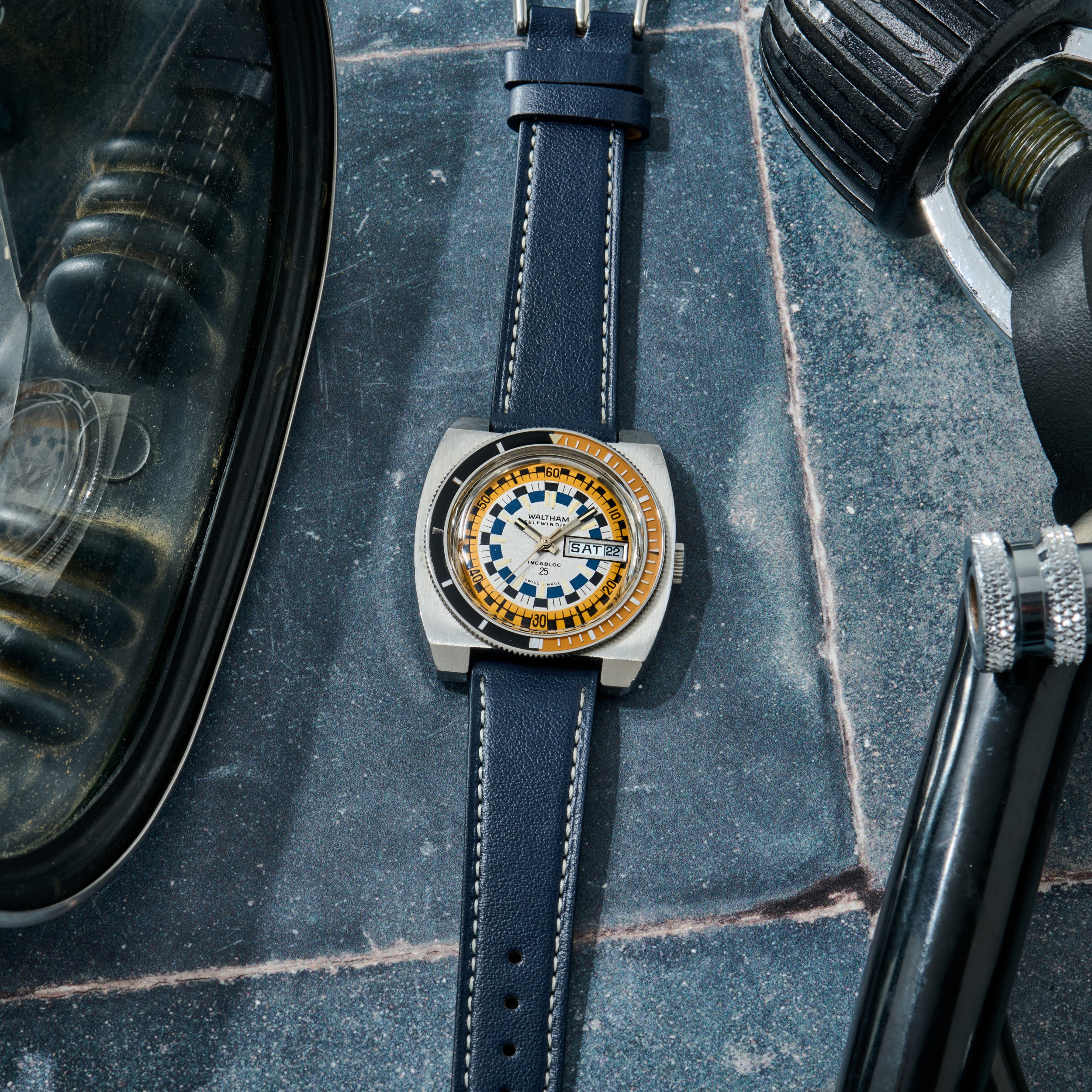 Waltham x Sandoz 'Exotic' Rallye Diver – Analog:Shift
