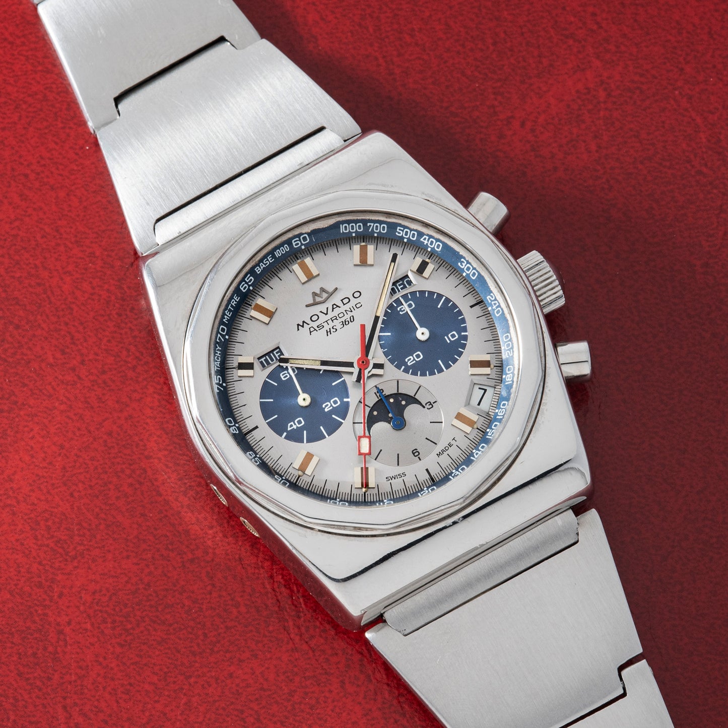 Movado Astronic HS 360 Triple Calendar Chronograph