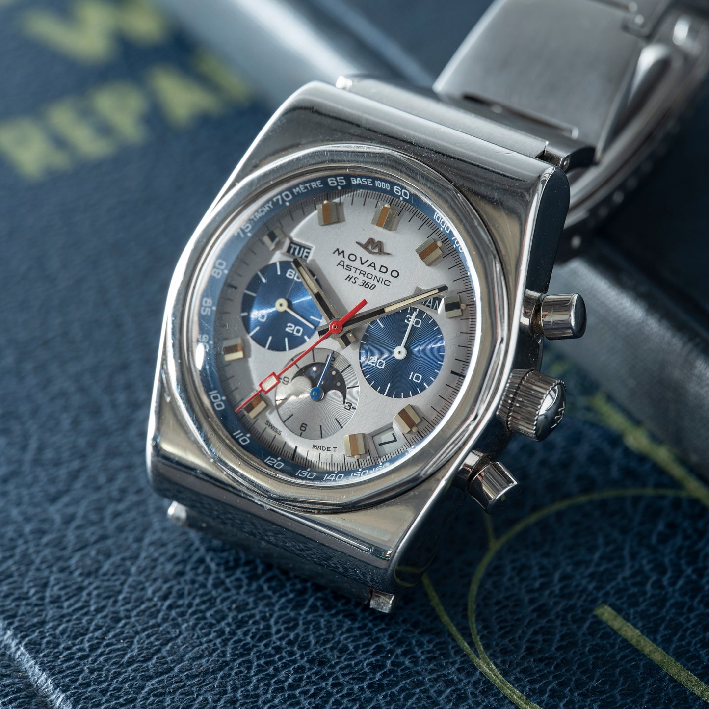 Movado Astronic HS 360 Triple Calendar Chronograph