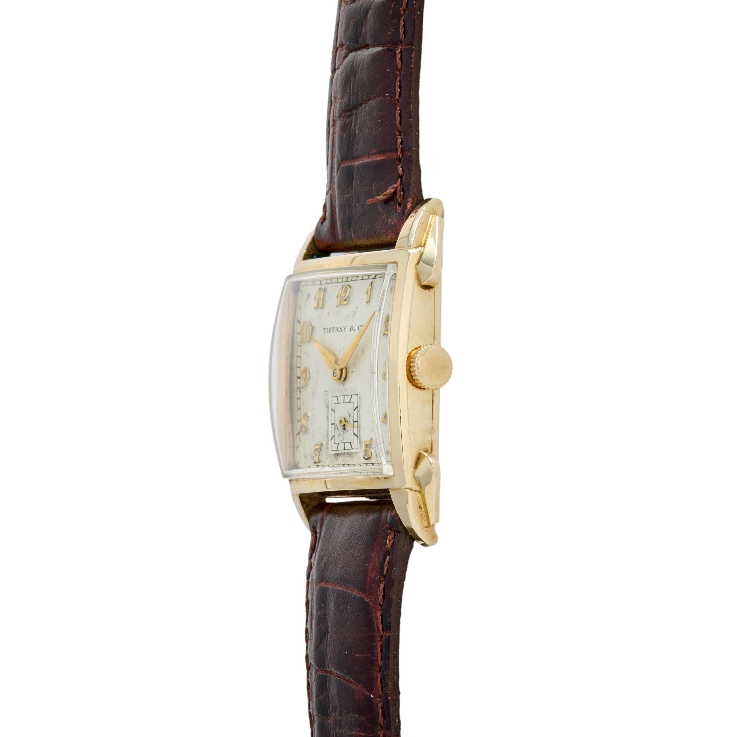MOVADO Tiffany ダブルネーム手巻きヴィンテージ金無垢
