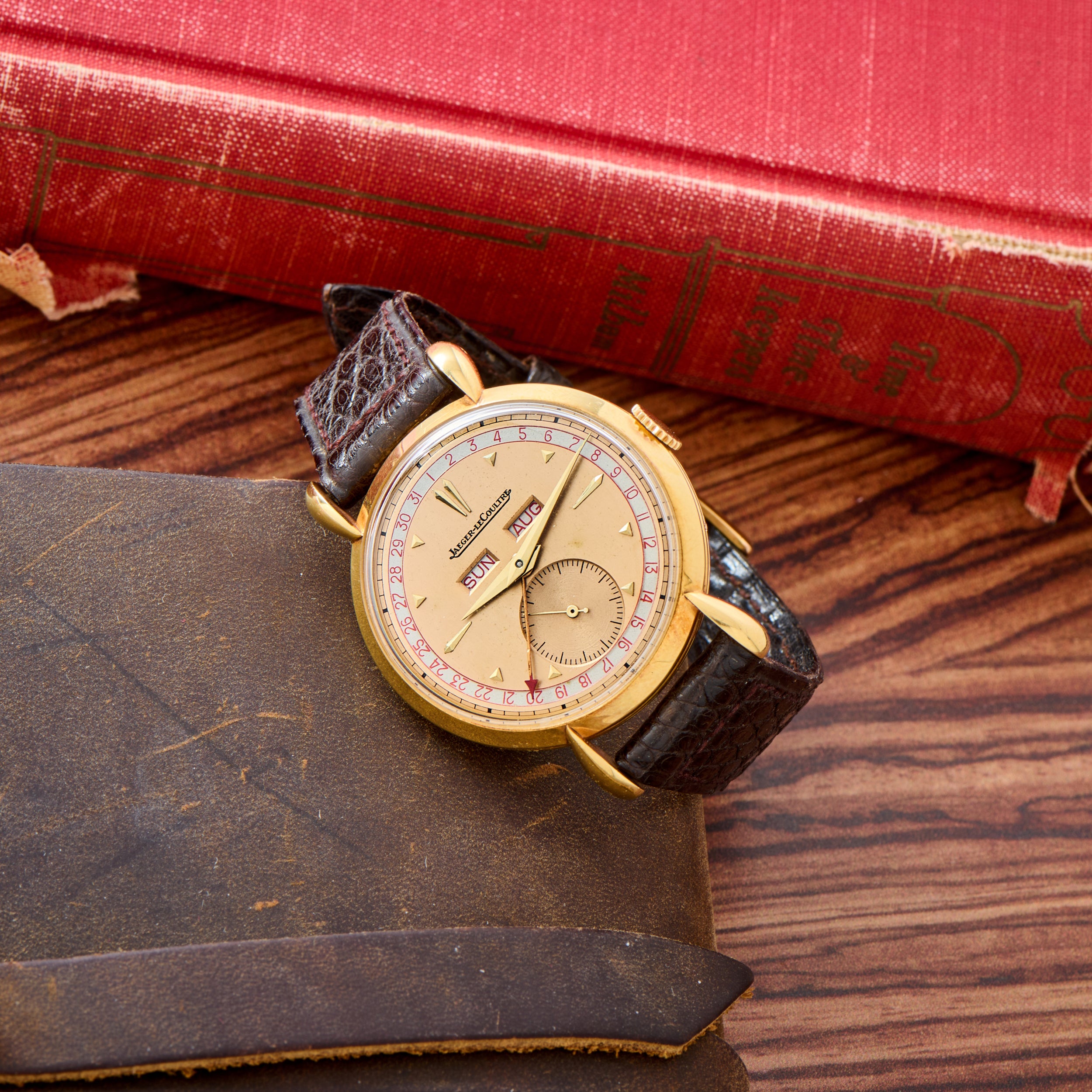 【不動】Jaeger-LeCoultre クォーツ腕時計　ビンテージ　コンビ Jaeger-LeCoultre Triple Date – Analog:Shift