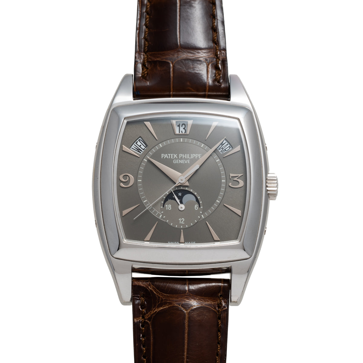 Cintura In Pelle Marrone Patek Philippe - Rara, Nuova Con Etichette, Made In Switzerland, Uomo - Foto 1