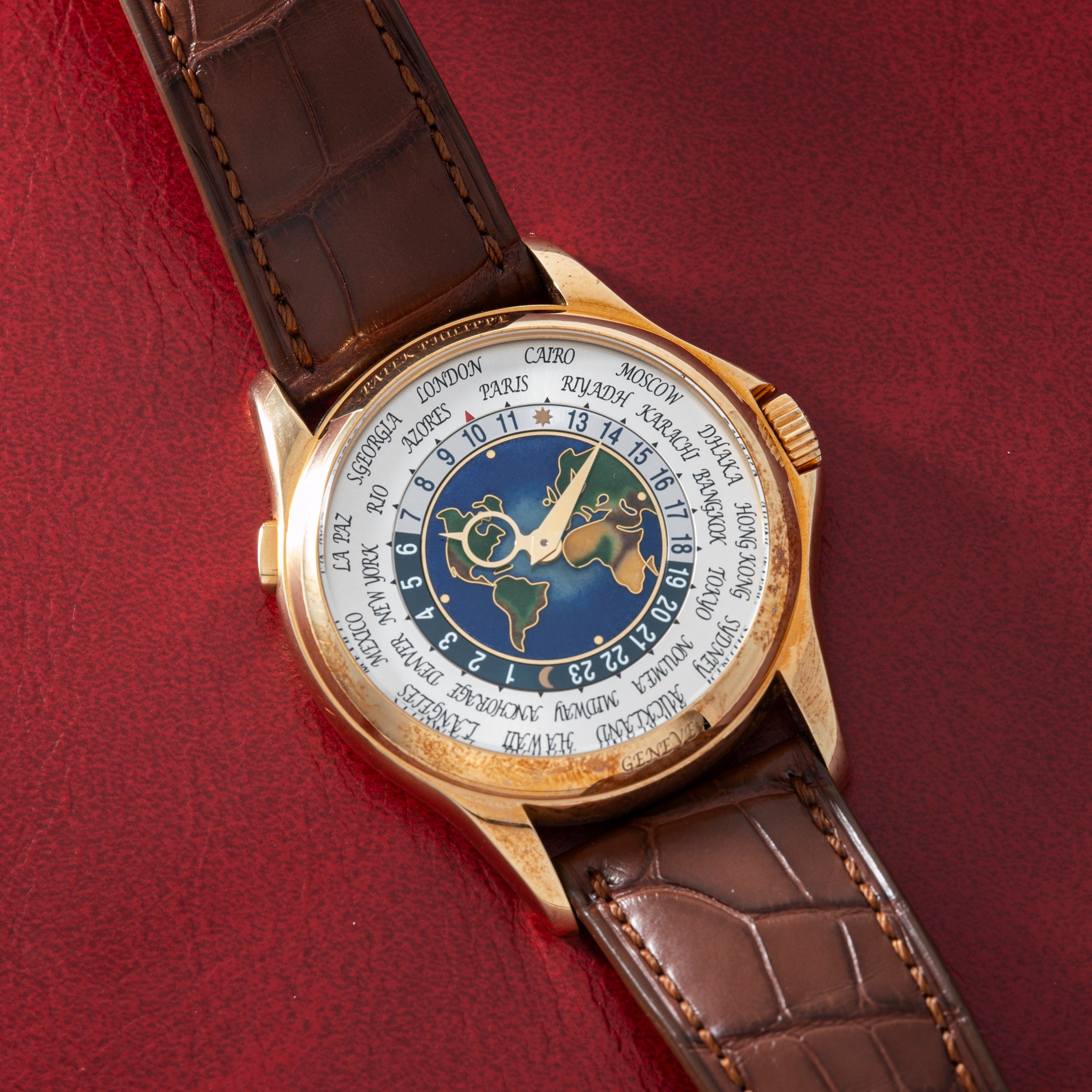 PATEK PHILIPPE ブラウン ドットネクタイ Patek Nautilus Straps - Rhone Brown – Liger Straps