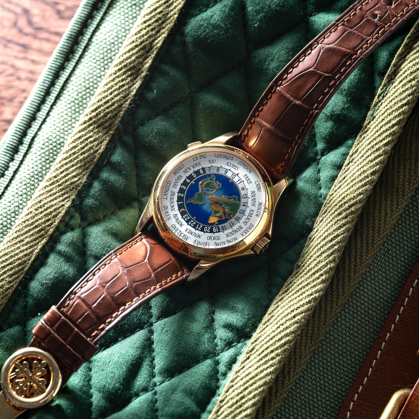 Patek Philippe World Time Cloisonné