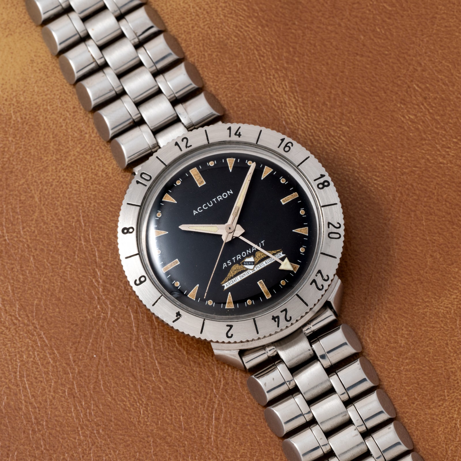Bulova Accutron Astronaut 'Aircraft Owners and Pilot Association'