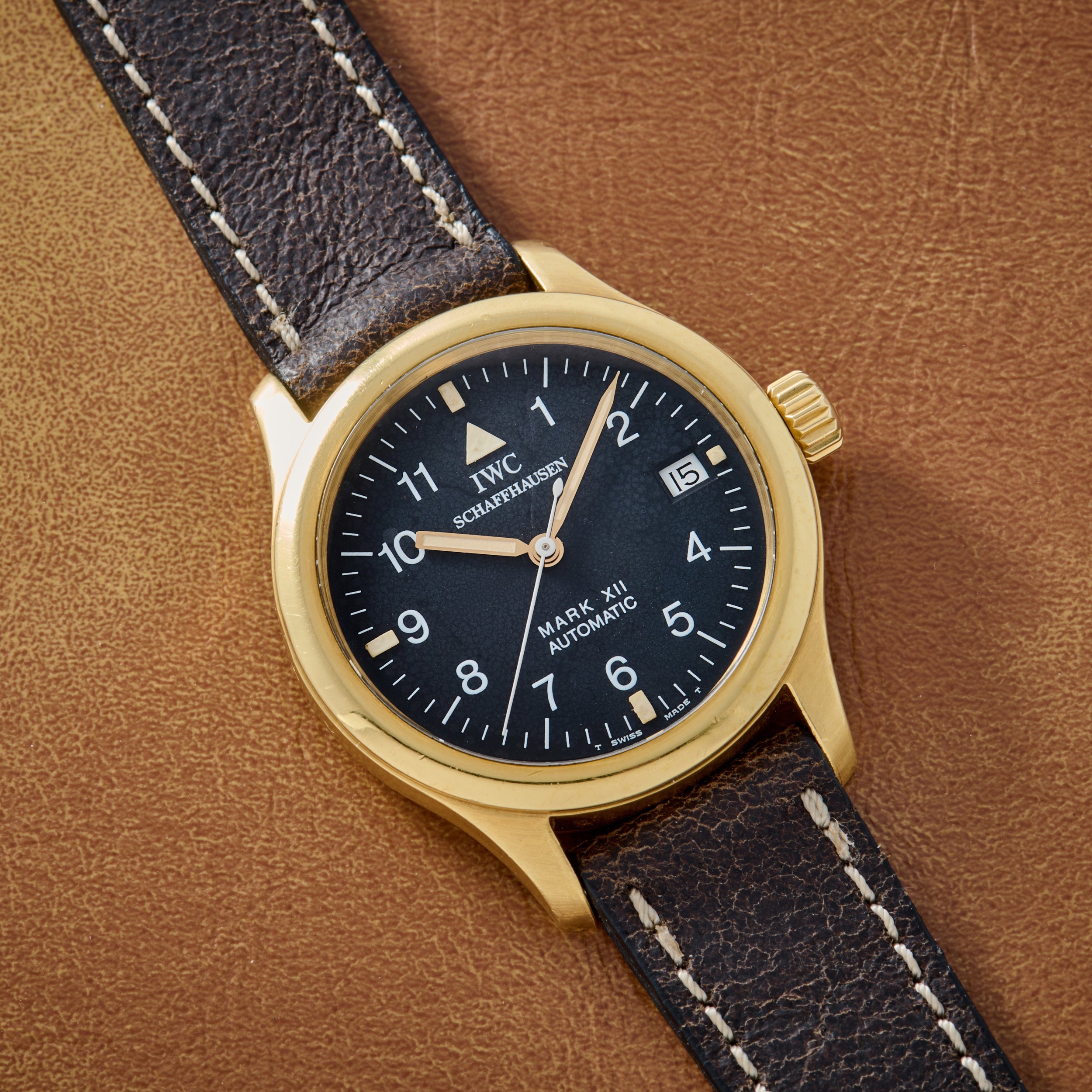 IWC MARK Ⅻ 文字盤 おまけでクォーツのムーブメント、NATOベルト付き AS11555_40970133_IWC_MARKXII18
