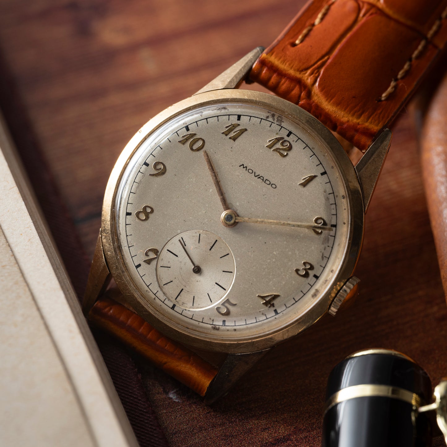 Movado Yellow Gold 'Calatrava'