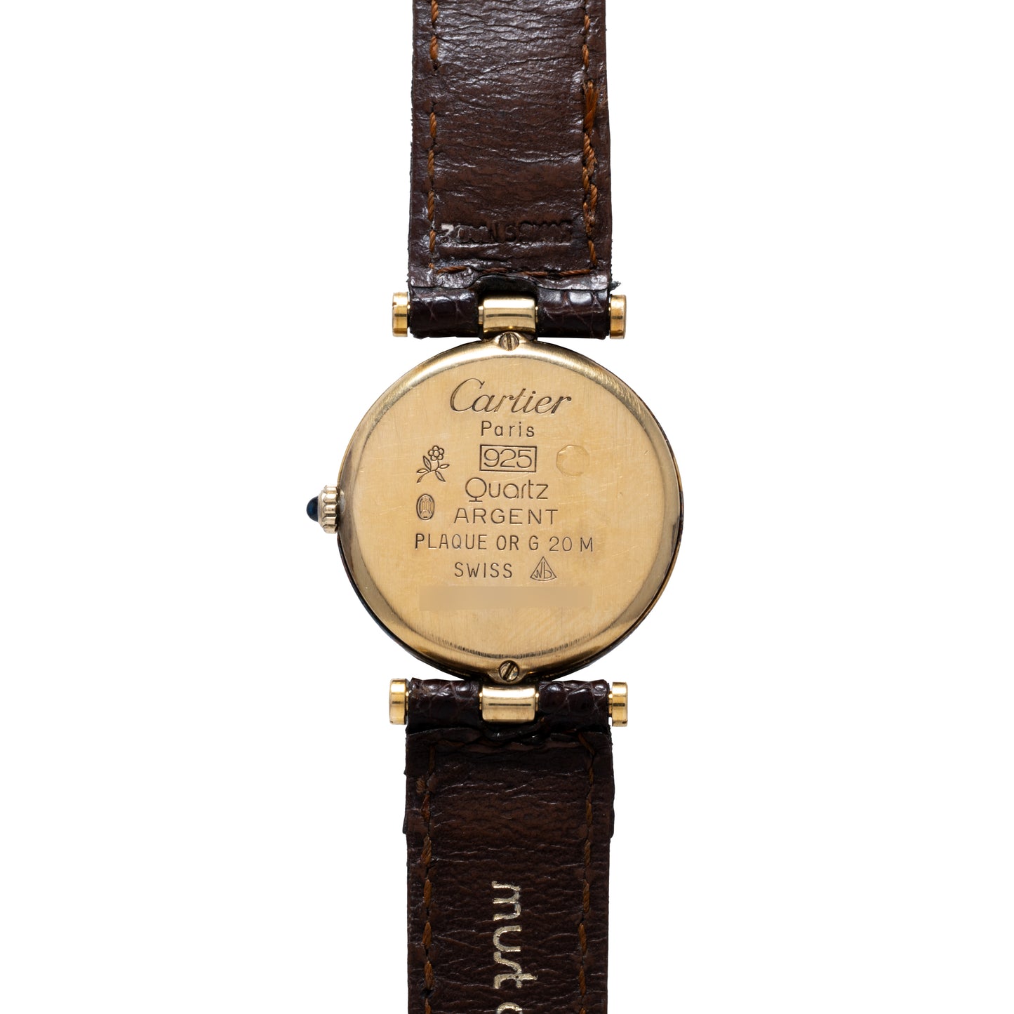 Cartier 'Must De Cartier' Vendome Vermeil